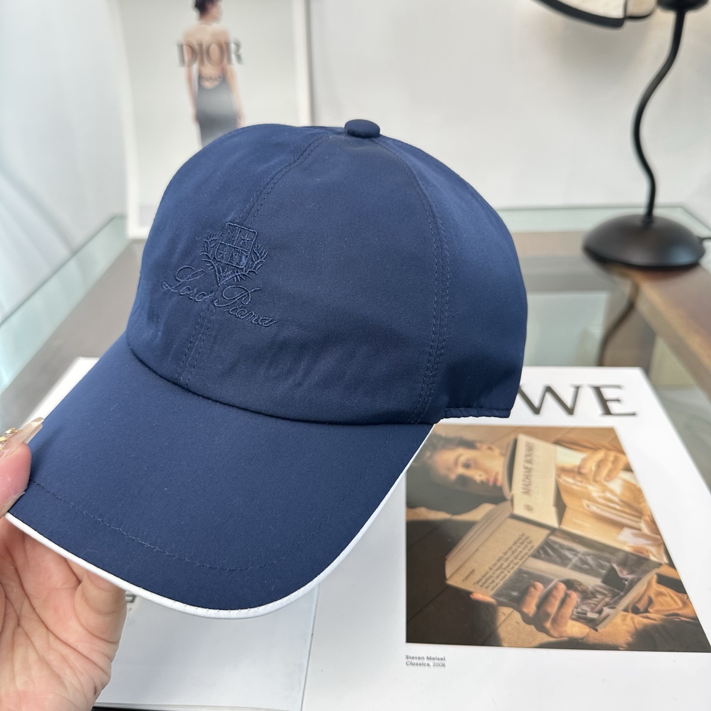 Loro Piana(诺悠翩雅) 专柜 新款高版本棒球帽，大牌同步，超好搭配，出货！