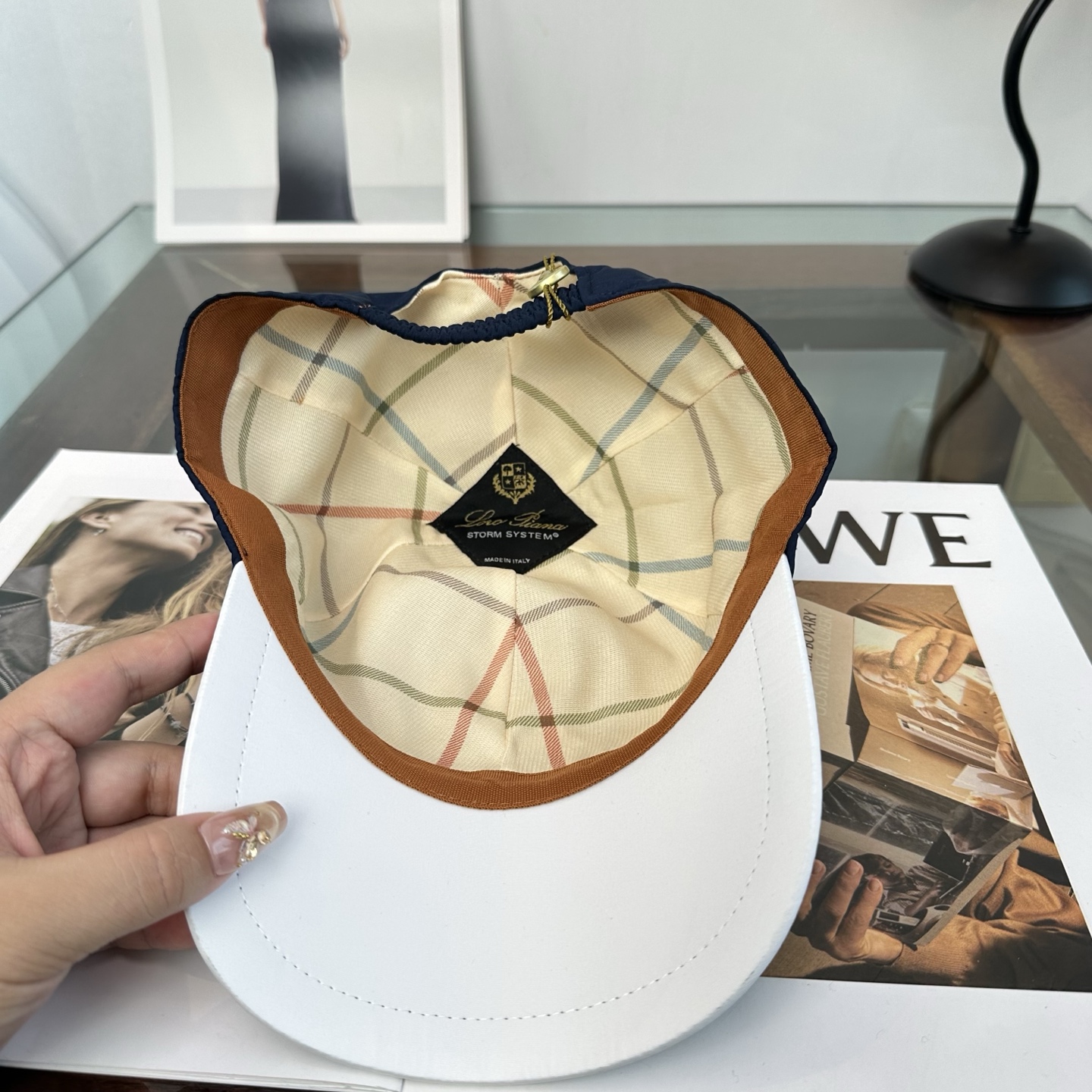 Loro Piana(诺悠翩雅) 专柜 新款高版本棒球帽，大牌同步，超好搭配，出货！