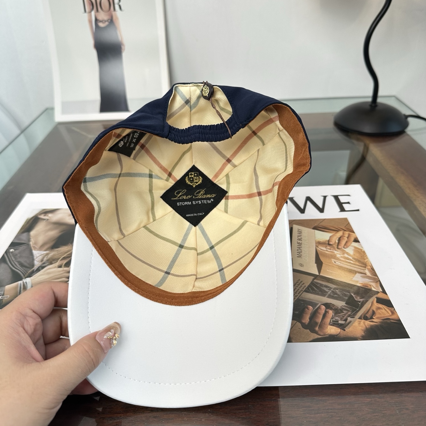 Loro Piana(诺悠翩雅) 专柜 新款高版本棒球帽，大牌同步，超好搭配，出货！