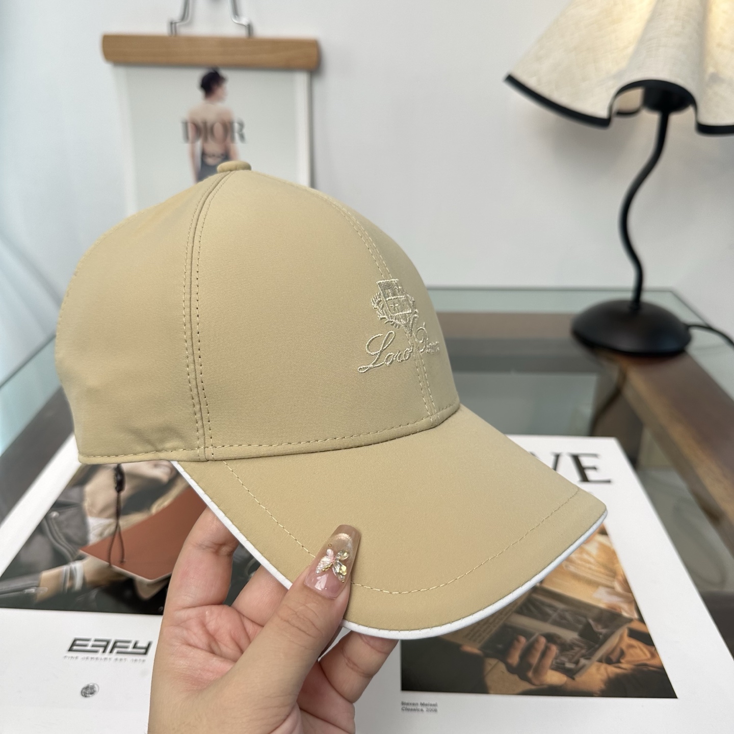 Loro Piana(诺悠翩雅) 专柜 新款高版本棒球帽，大牌同步，超好搭配，出货！