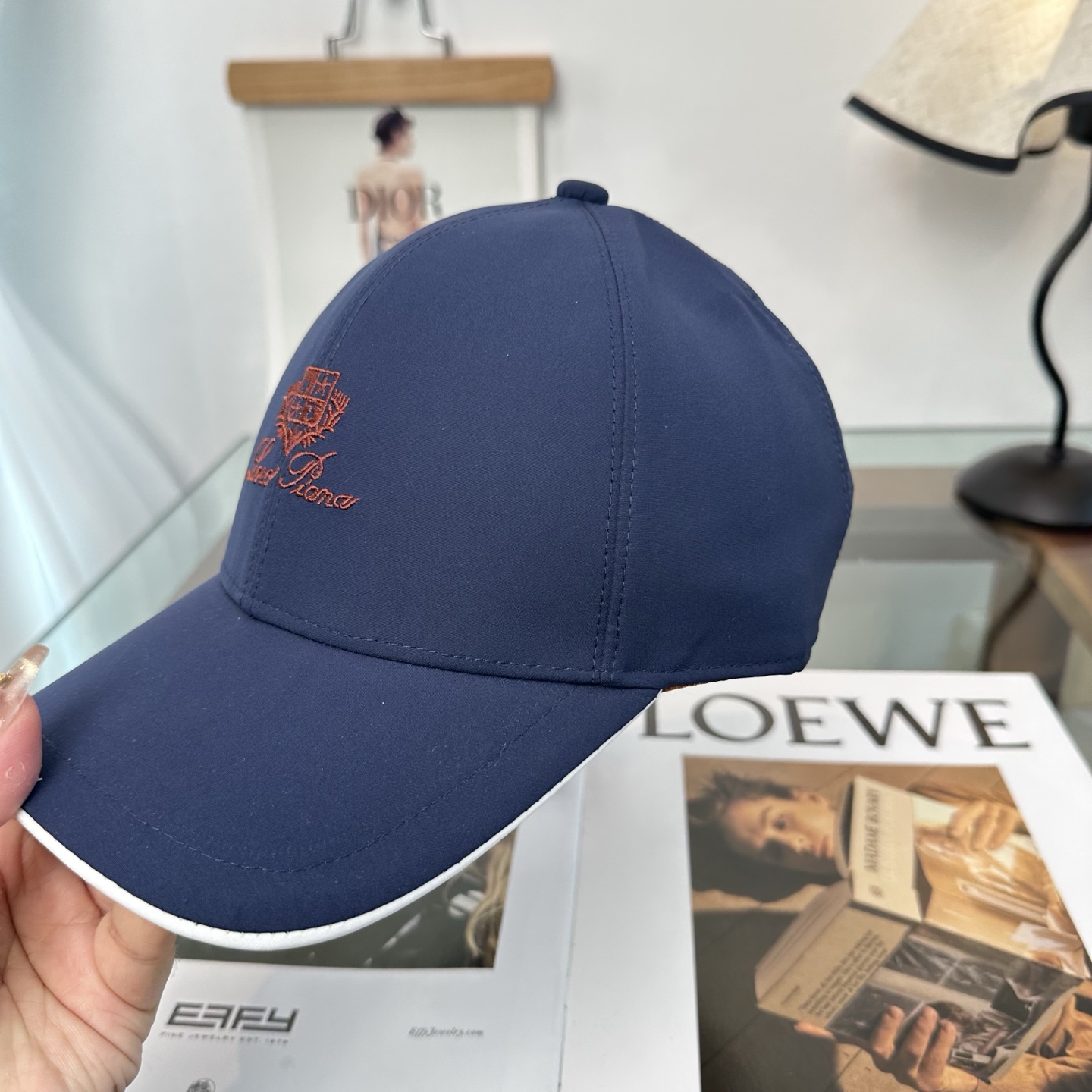 Loro Piana(诺悠翩雅) 专柜 新款高版本棒球帽，大牌同步，超好搭配，出货！