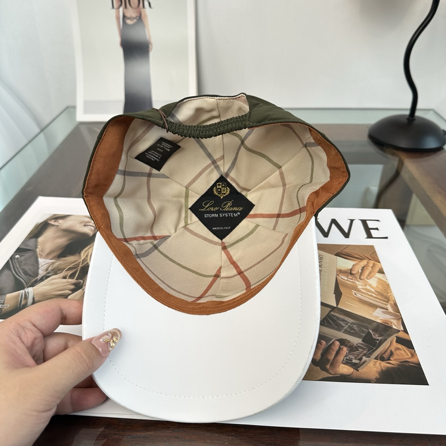 Loro Piana(诺悠翩雅) 专柜 新款高版本棒球帽，大牌同步，超好搭配，出货！