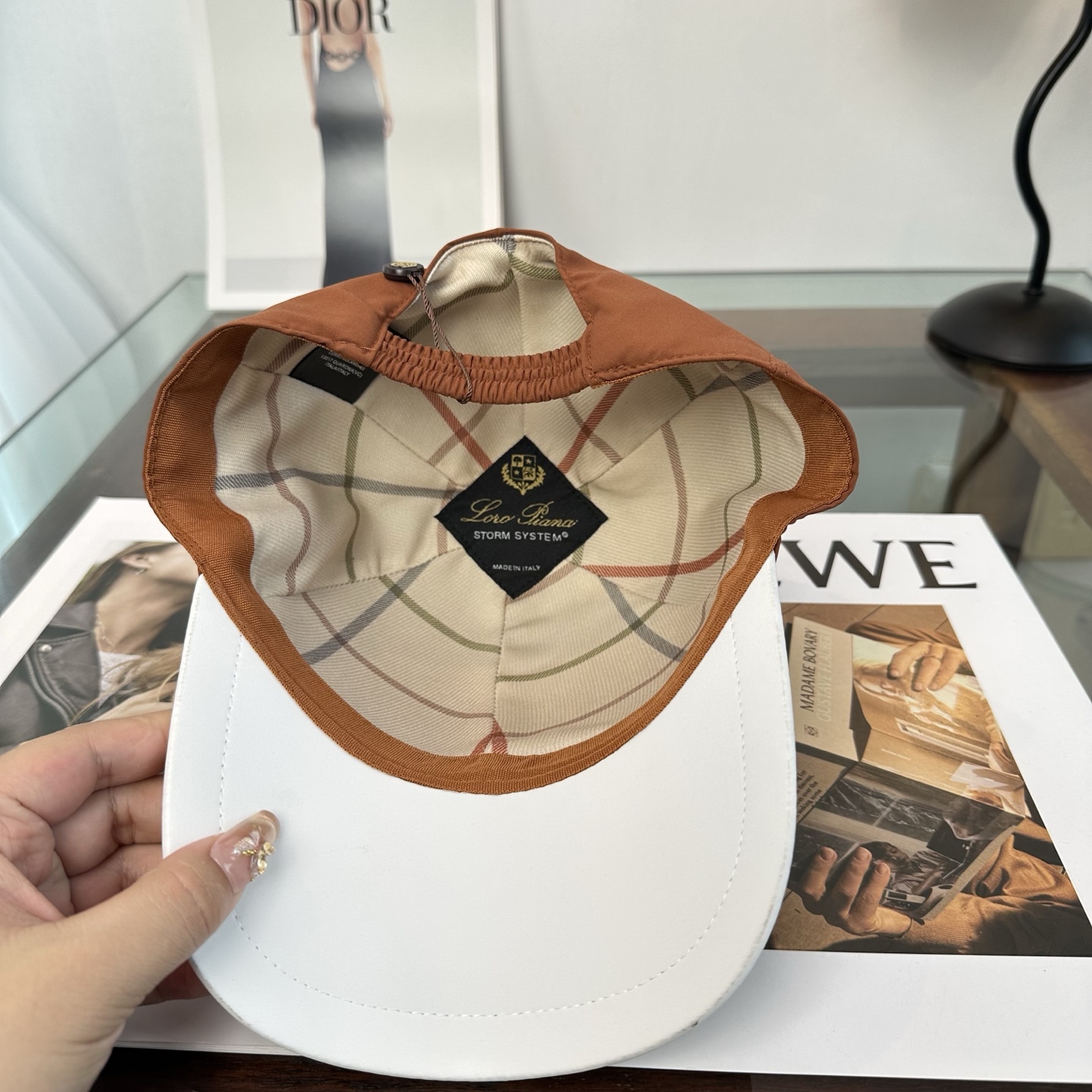 Loro Piana(诺悠翩雅) 专柜 新款高版本棒球帽，大牌同步，超好搭配，出货！