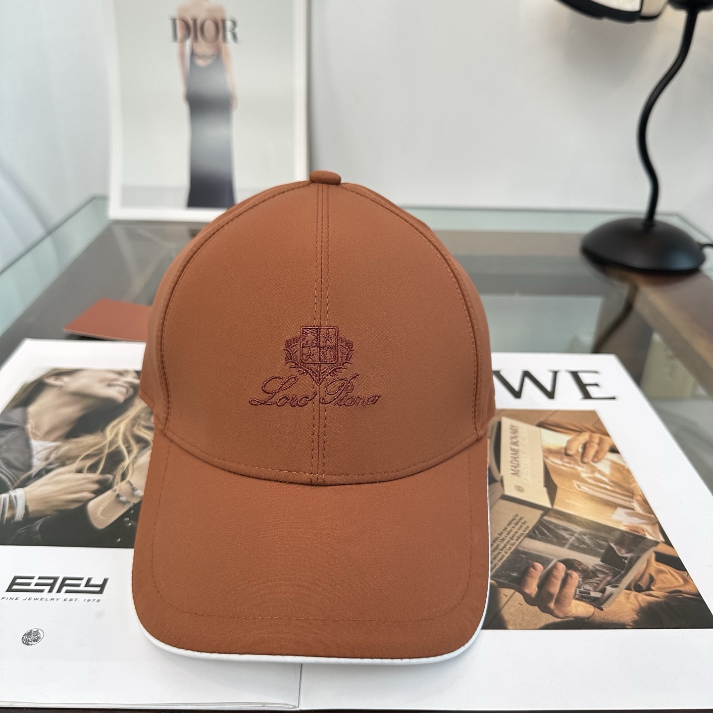 Loro Piana(诺悠翩雅) 专柜 新款高版本棒球帽，大牌同步，超好搭配，出货！
