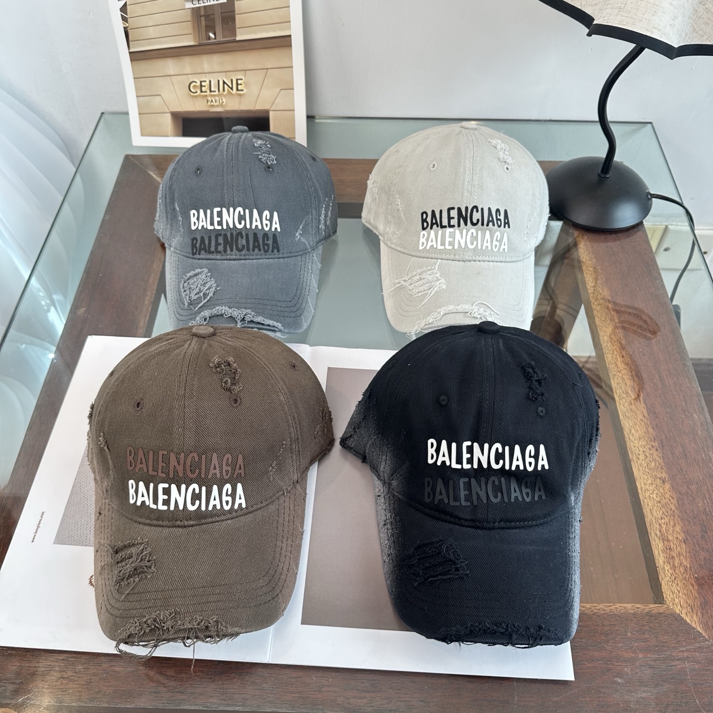 Balenciaga 新品Balenciaga 巴黎世家字母新款棒球帽
