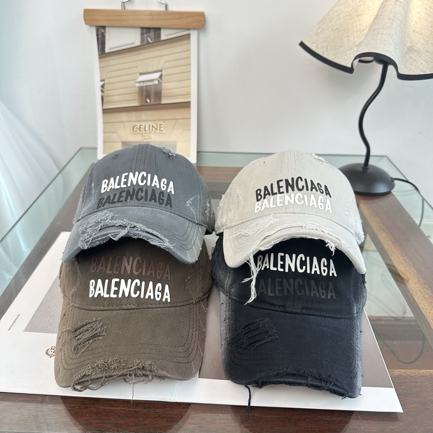 Balenciaga 新品Balenciaga 巴黎世家字母新款棒球帽