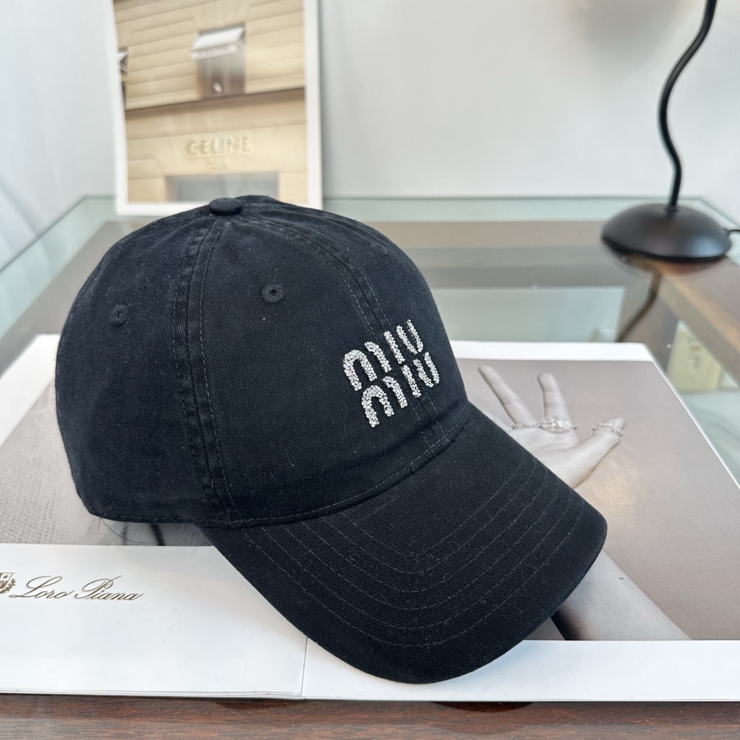谬谬miumiu 新款棒球帽，正品开模订制，原版做工细致质量超赞！