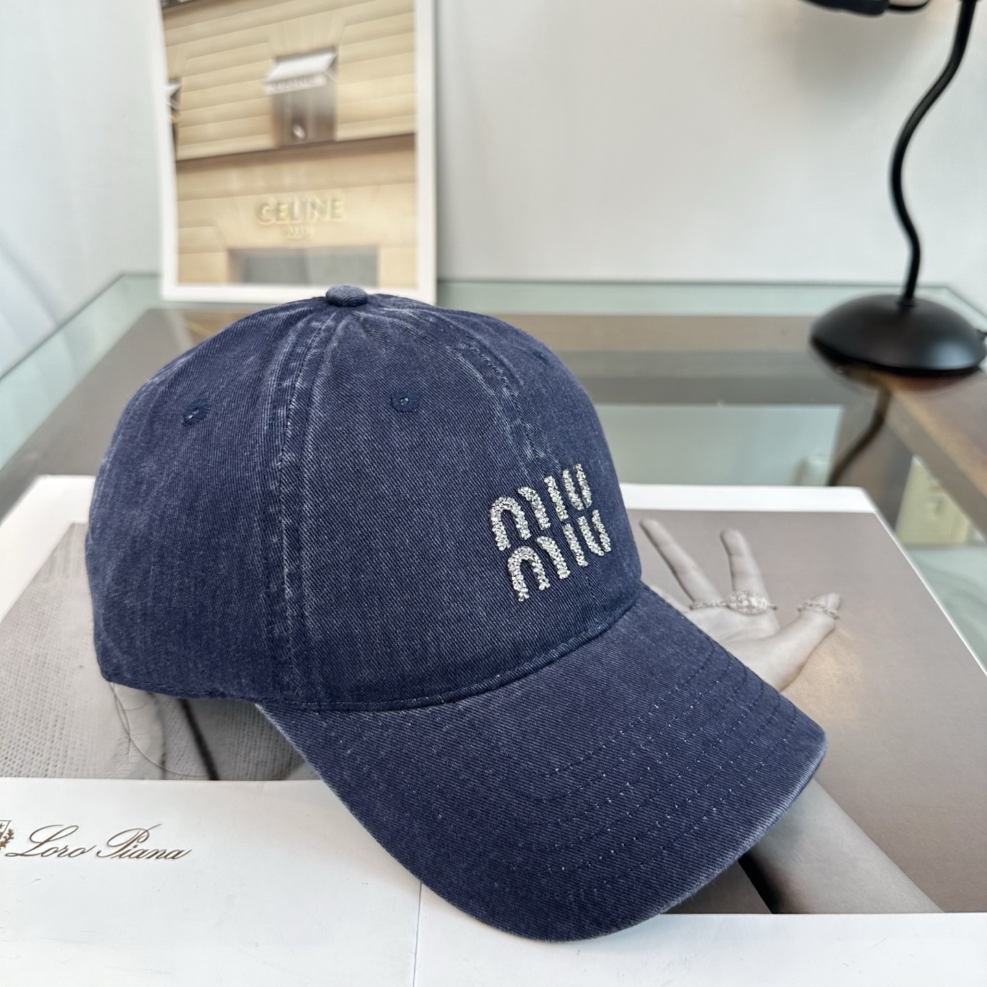 谬谬miumiu 新款棒球帽，正品开模订制，原版做工细致质量超赞！