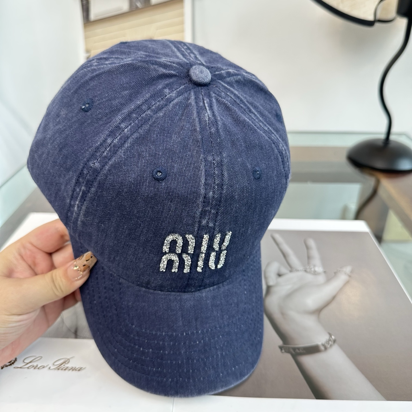 谬谬miumiu 新款棒球帽，正品开模订制，原版做工细致质量超赞！