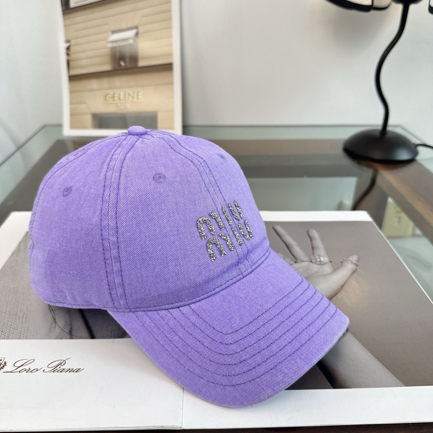 谬谬miumiu 新款棒球帽，正品开模订制，原版做工细致质量超赞！