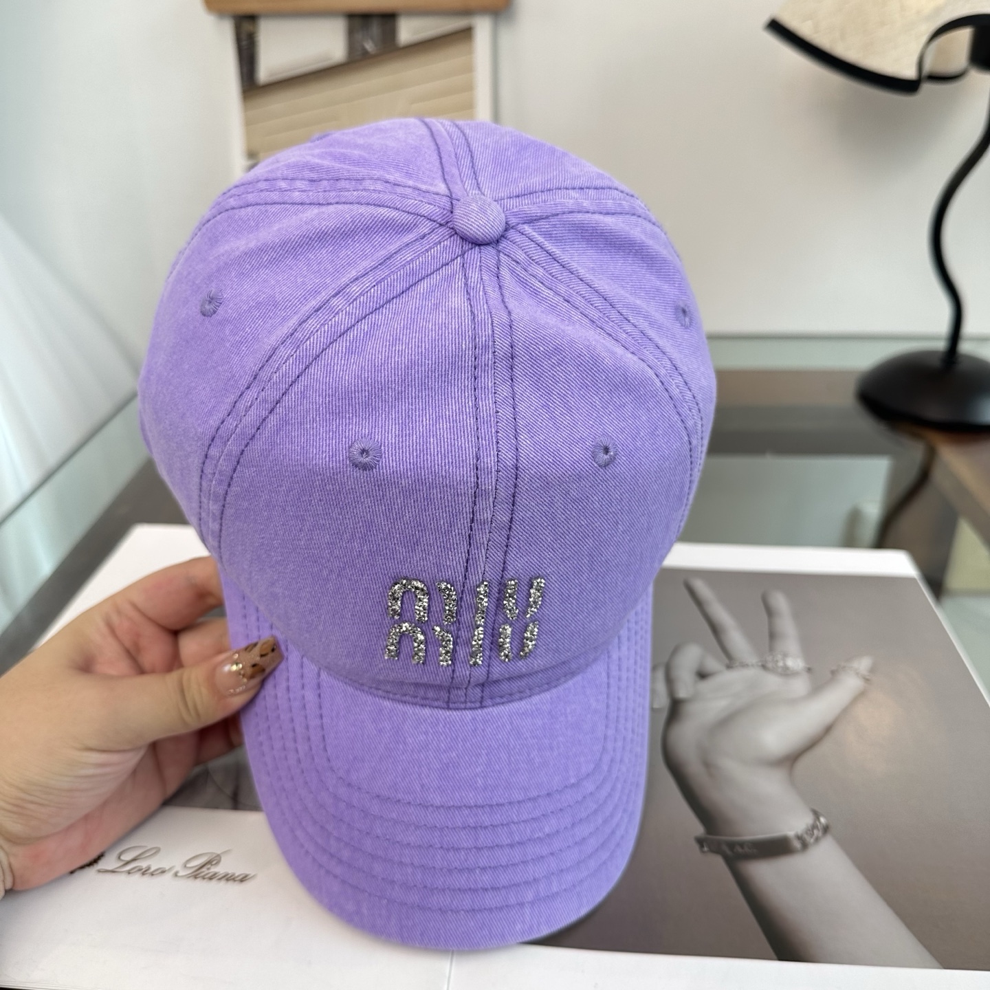 谬谬miumiu 新款棒球帽，正品开模订制，原版做工细致质量超赞！