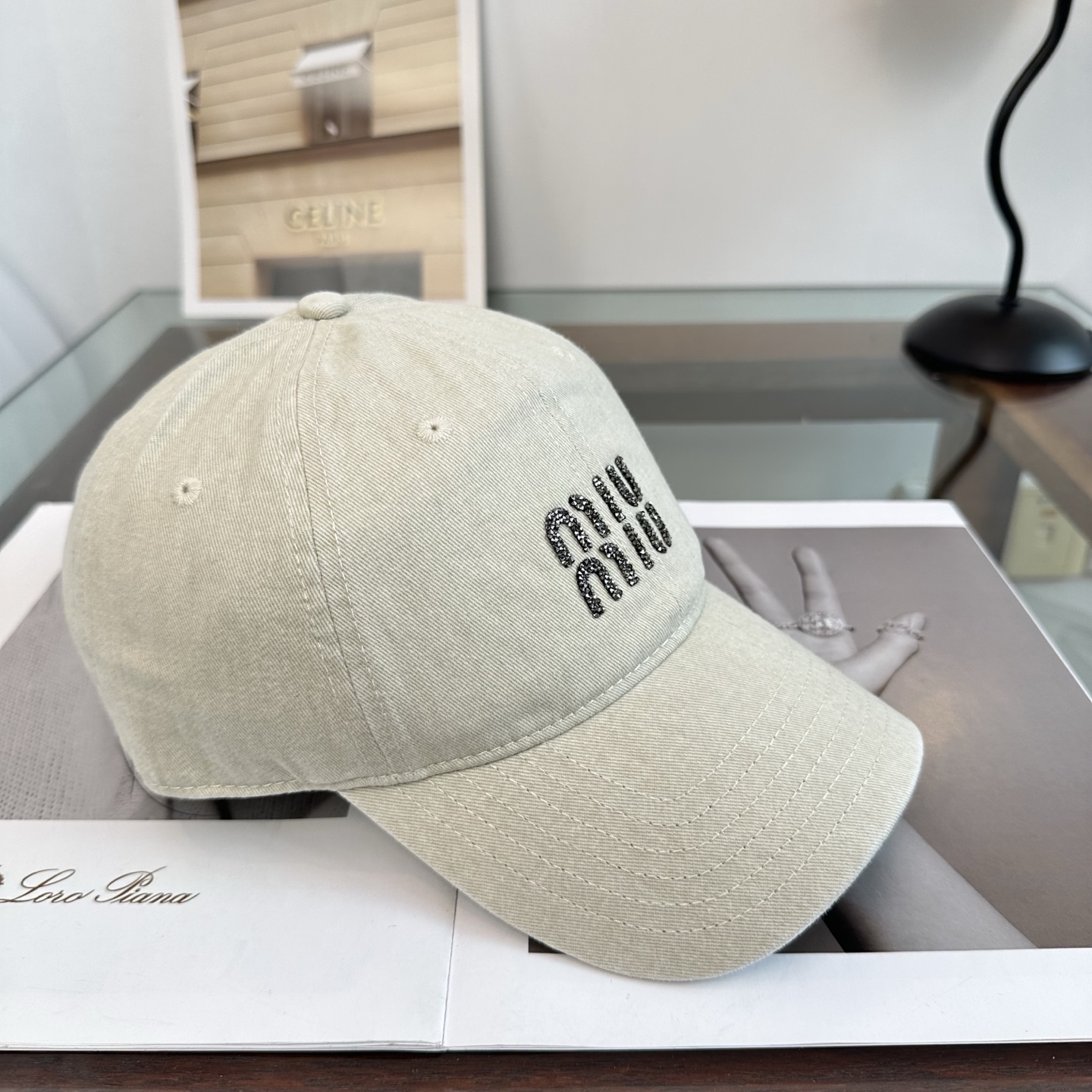 谬谬miumiu 新款棒球帽，正品开模订制，原版做工细致质量超赞！