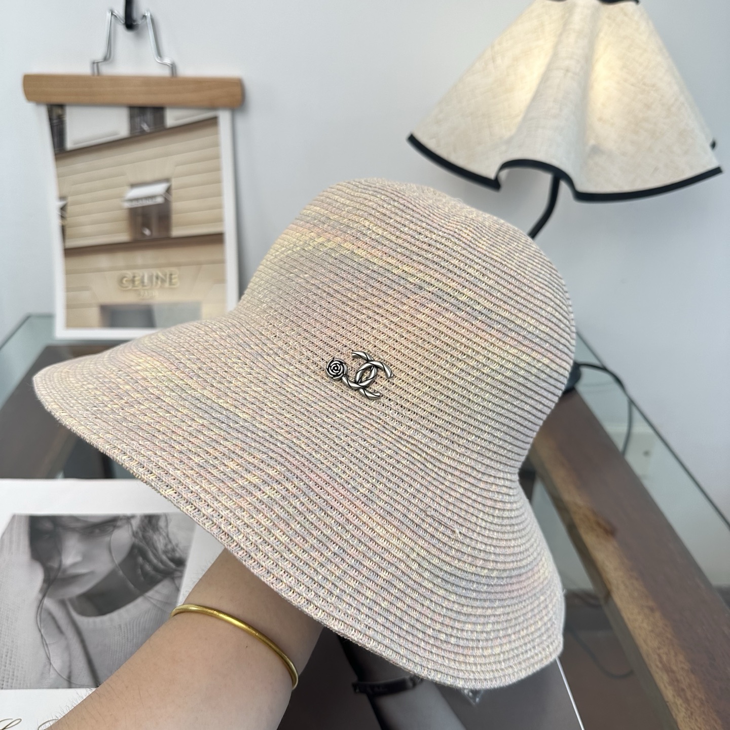 Chanel 香奈儿 秋冬季渔夫帽女2025素颜 百搭水桶帽子防晒遮脸 盆帽