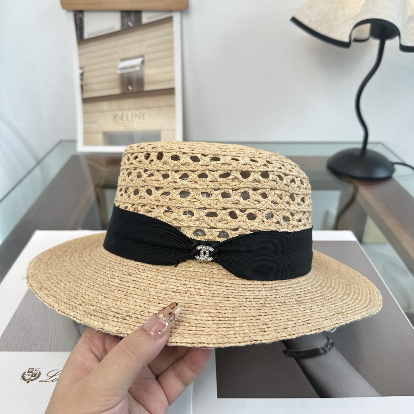Chanel Chanel 新款小香编织草帽