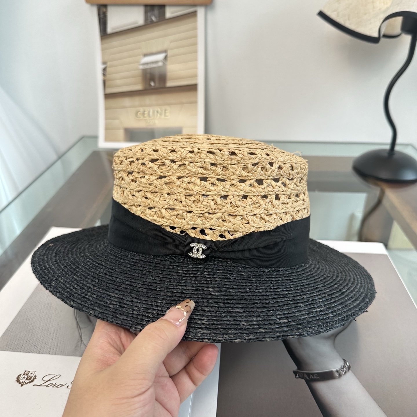 Chanel Chanel 新款小香编织草帽