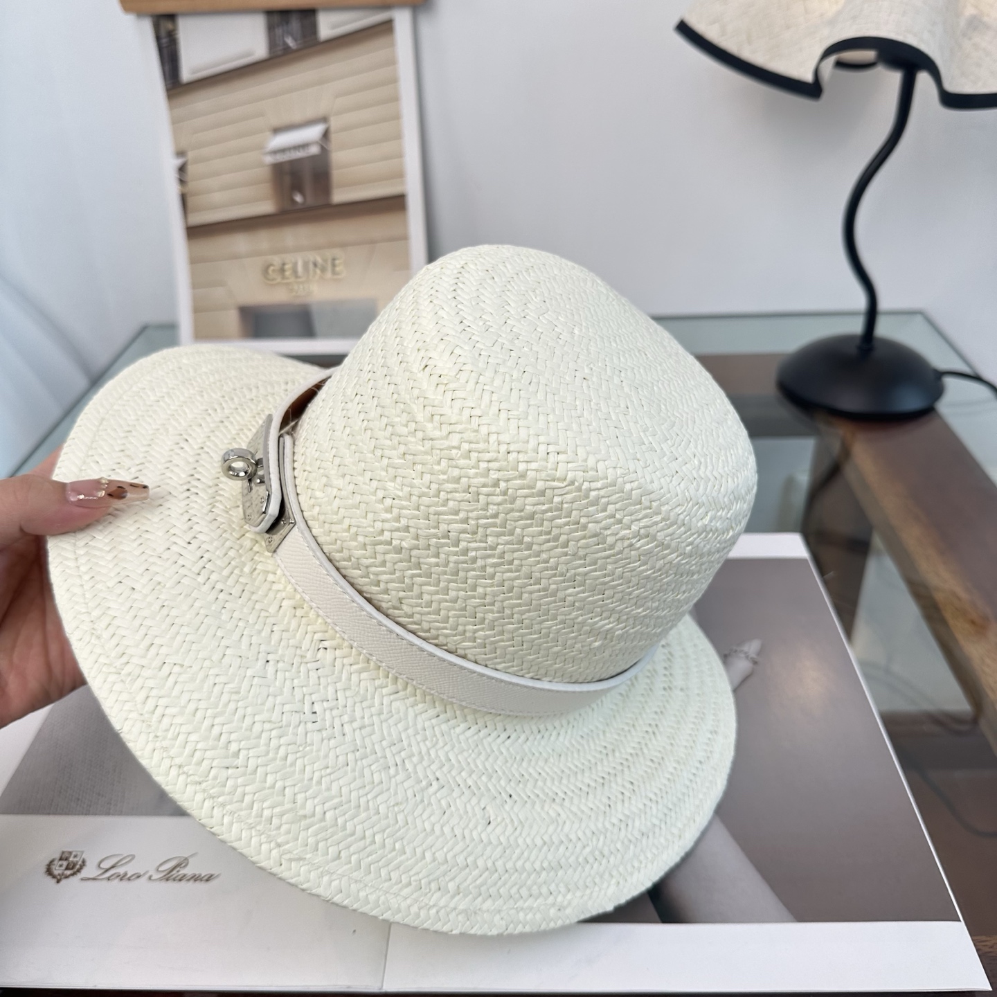 爱马仕HERMES 2026新款立体草帽，细节精致，细草制作，皮带款草帽，设计简单大方，名媛气质款头围5