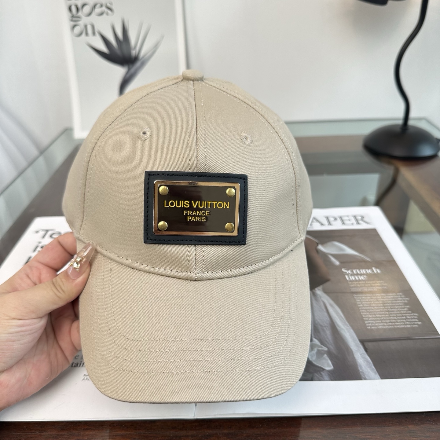 🧢路易威登棒球帽 LouisVuitton😍新款LV棒球帽，重工打造♥️高端大气，百搭款🤗男女通用！