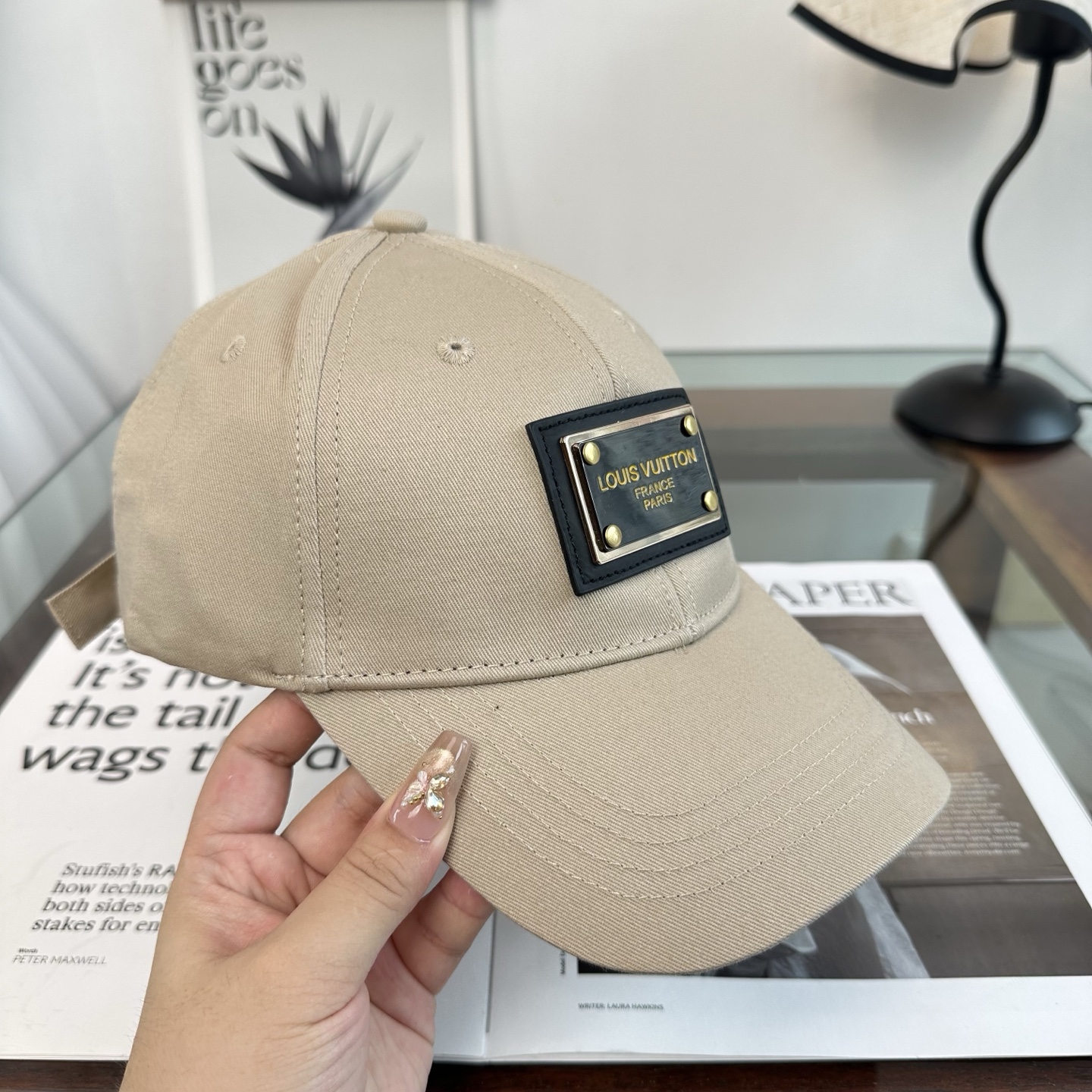 🧢路易威登棒球帽 LouisVuitton😍新款LV棒球帽，重工打造♥️高端大气，百搭款🤗男女通用！