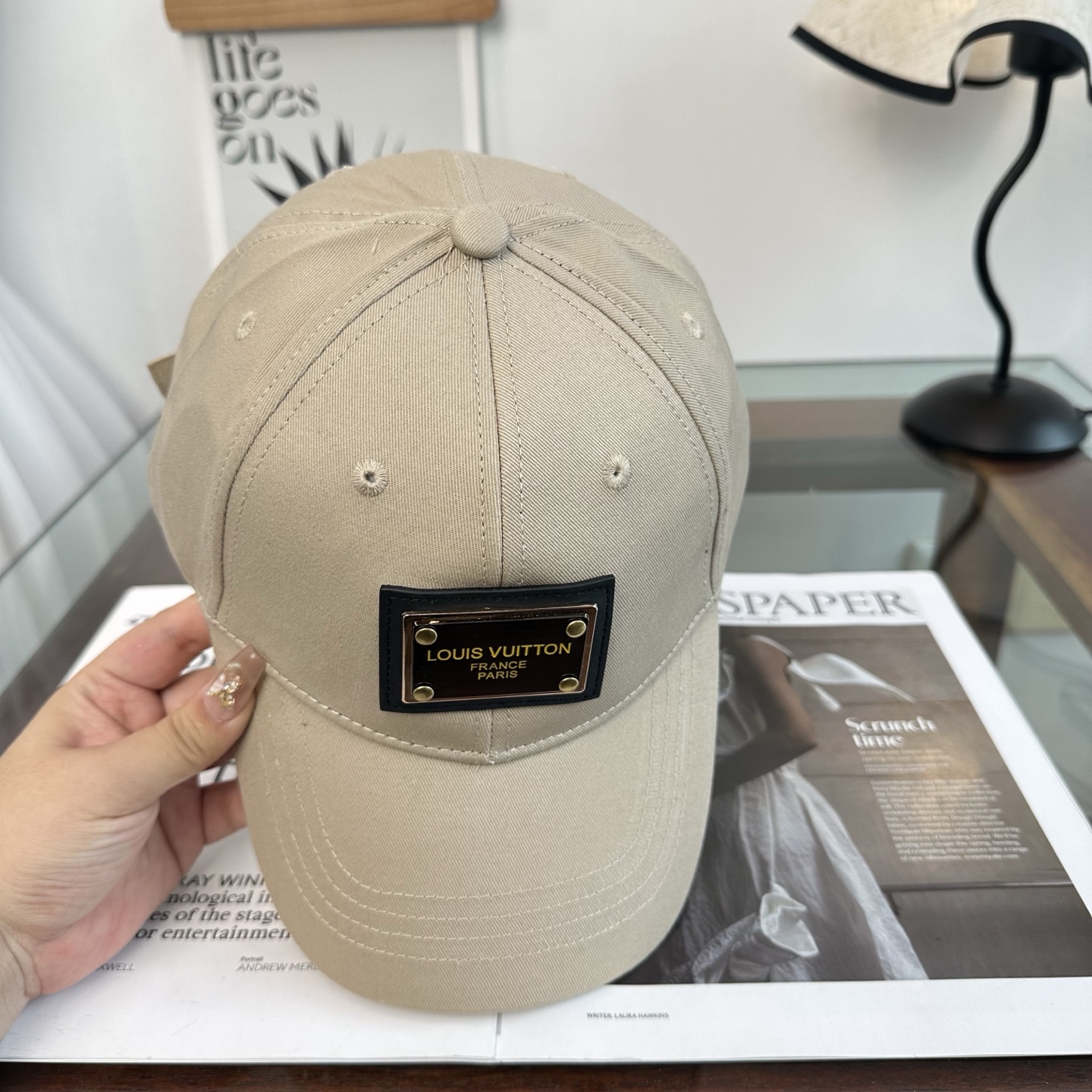 🧢路易威登棒球帽 LouisVuitton😍新款LV棒球帽，重工打造♥️高端大气，百搭款🤗男女通用！