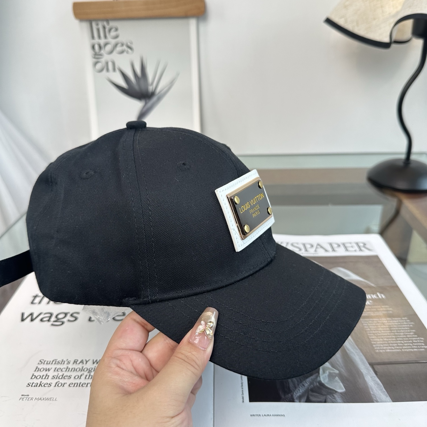 🧢路易威登棒球帽 LouisVuitton😍新款LV棒球帽，重工打造♥️高端大气，百搭款🤗男女通用！