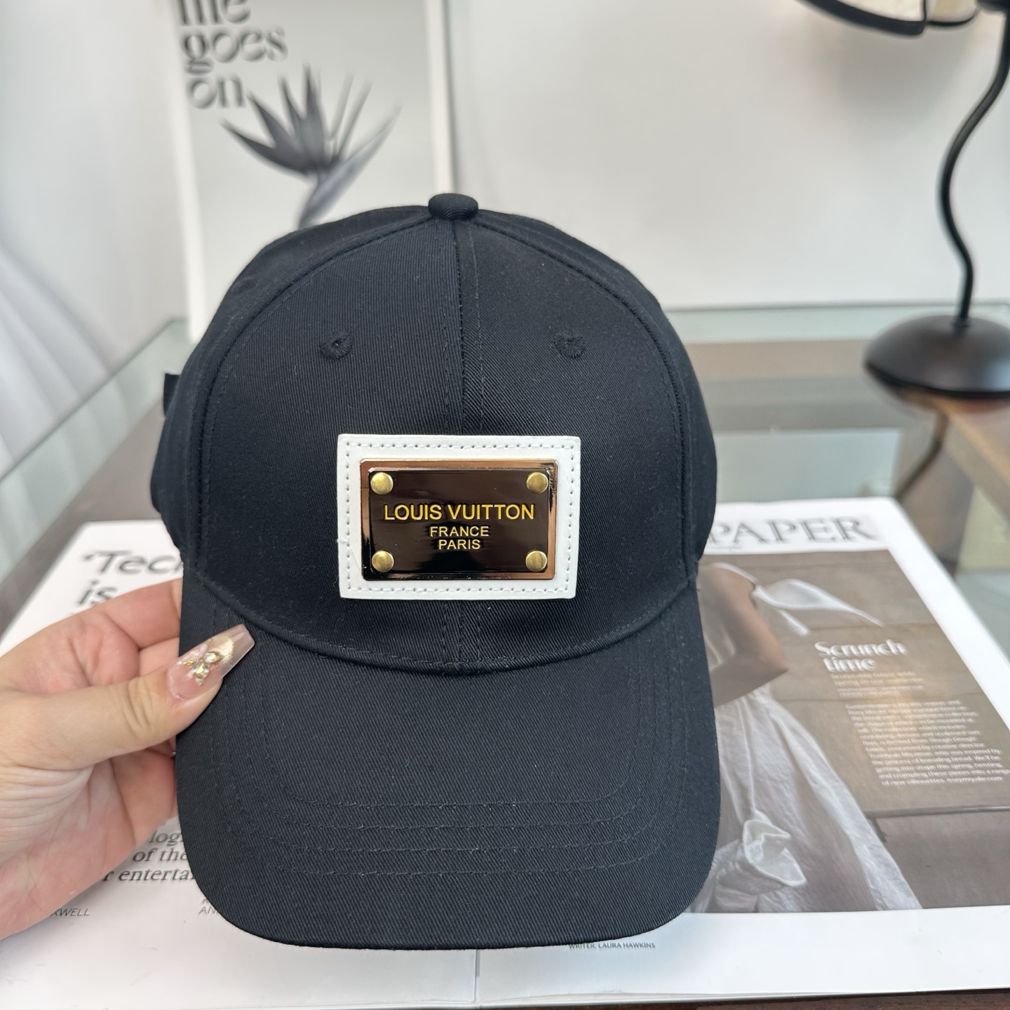 🧢路易威登棒球帽 LouisVuitton😍新款LV棒球帽，重工打造♥️高端大气，百搭款🤗男女通用！