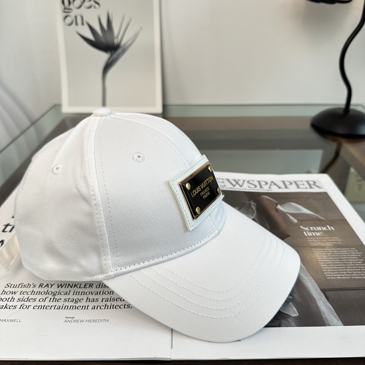🧢路易威登棒球帽 LouisVuitton😍新款LV棒球帽，重工打造♥️高端大气，百搭款🤗男女通用！
