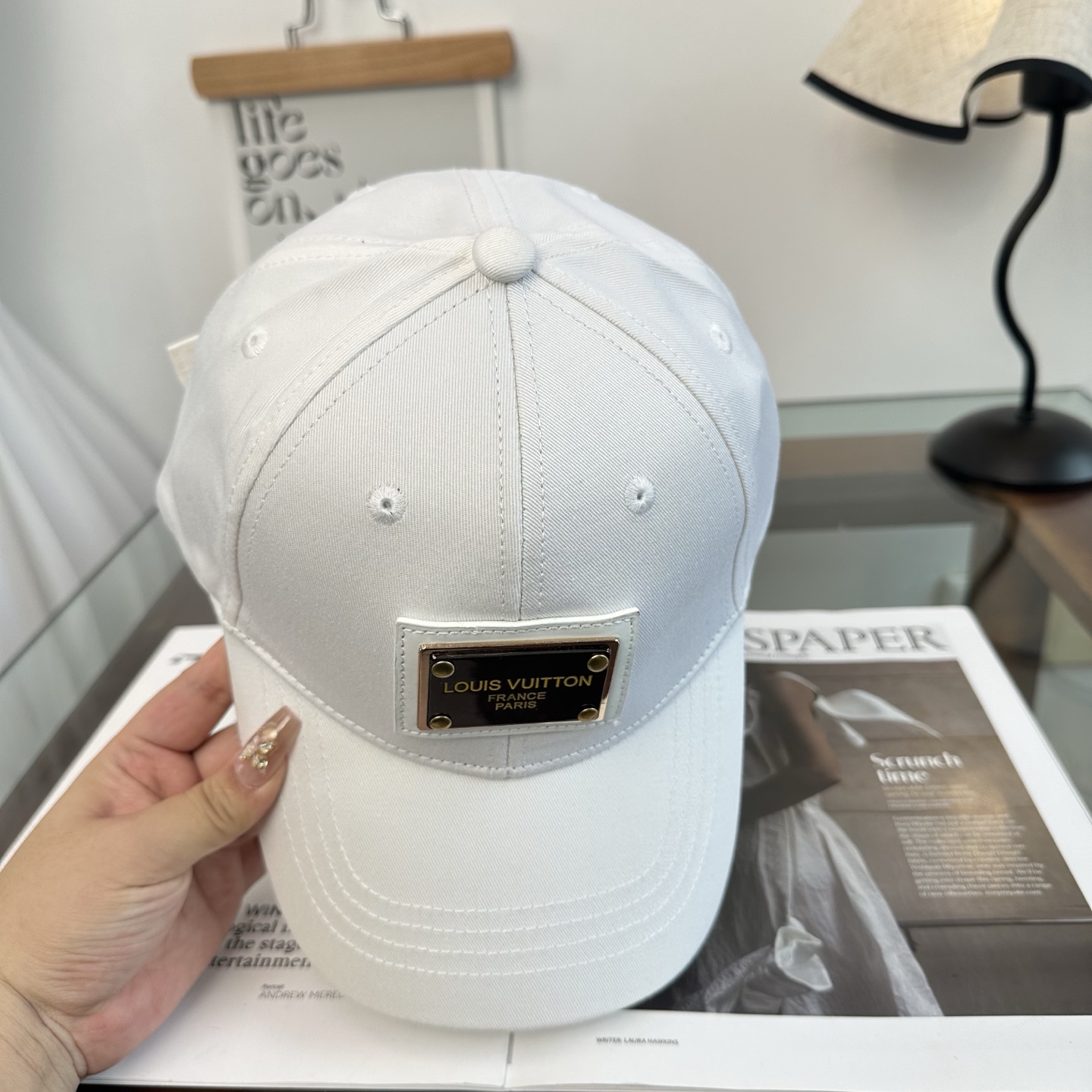 🧢路易威登棒球帽 LouisVuitton😍新款LV棒球帽，重工打造♥️高端大气，百搭款🤗男女通用！