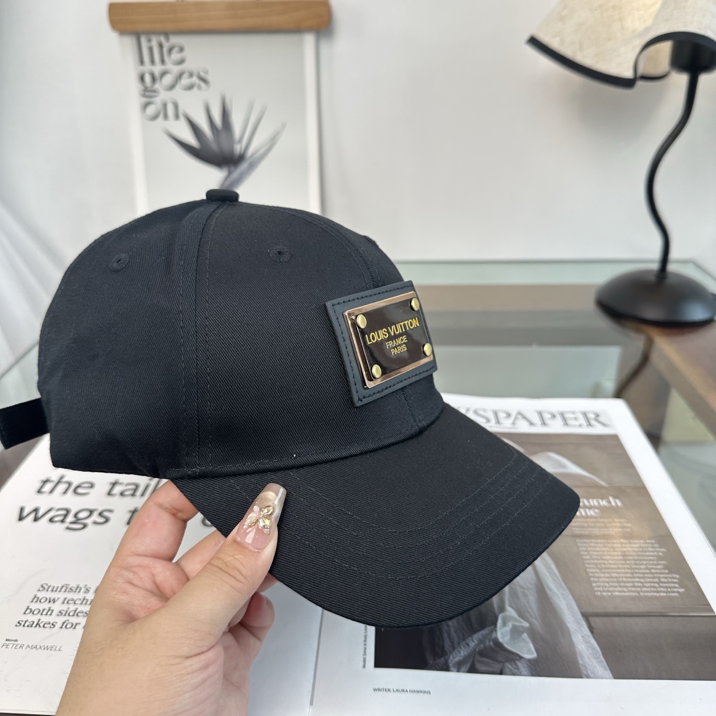 🧢路易威登棒球帽 LouisVuitton😍新款LV棒球帽，重工打造♥️高端大气，百搭款🤗男女通用！