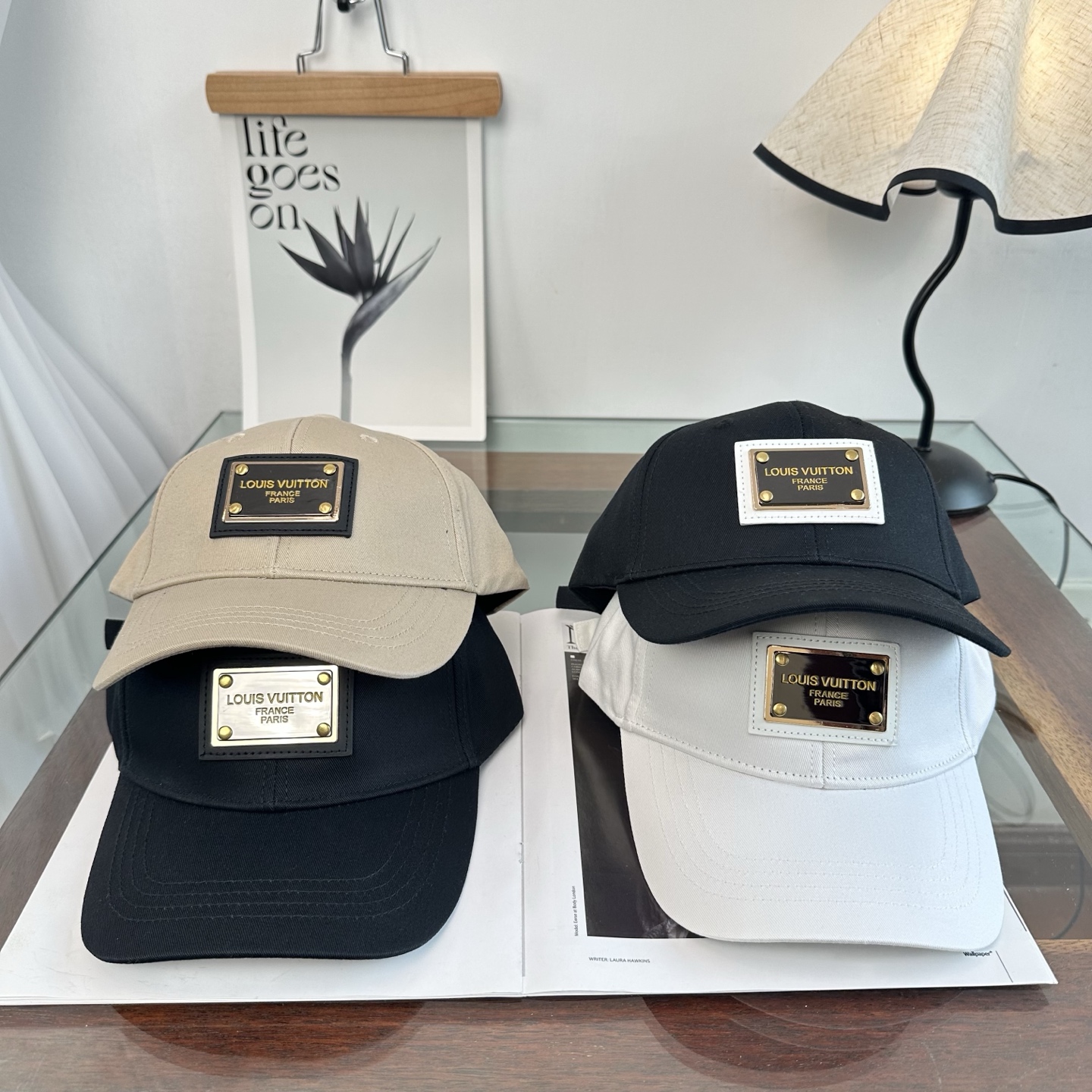 🧢路易威登棒球帽 LouisVuitton😍新款LV棒球帽，重工打造♥️高端大气，百搭款🤗男女通用！