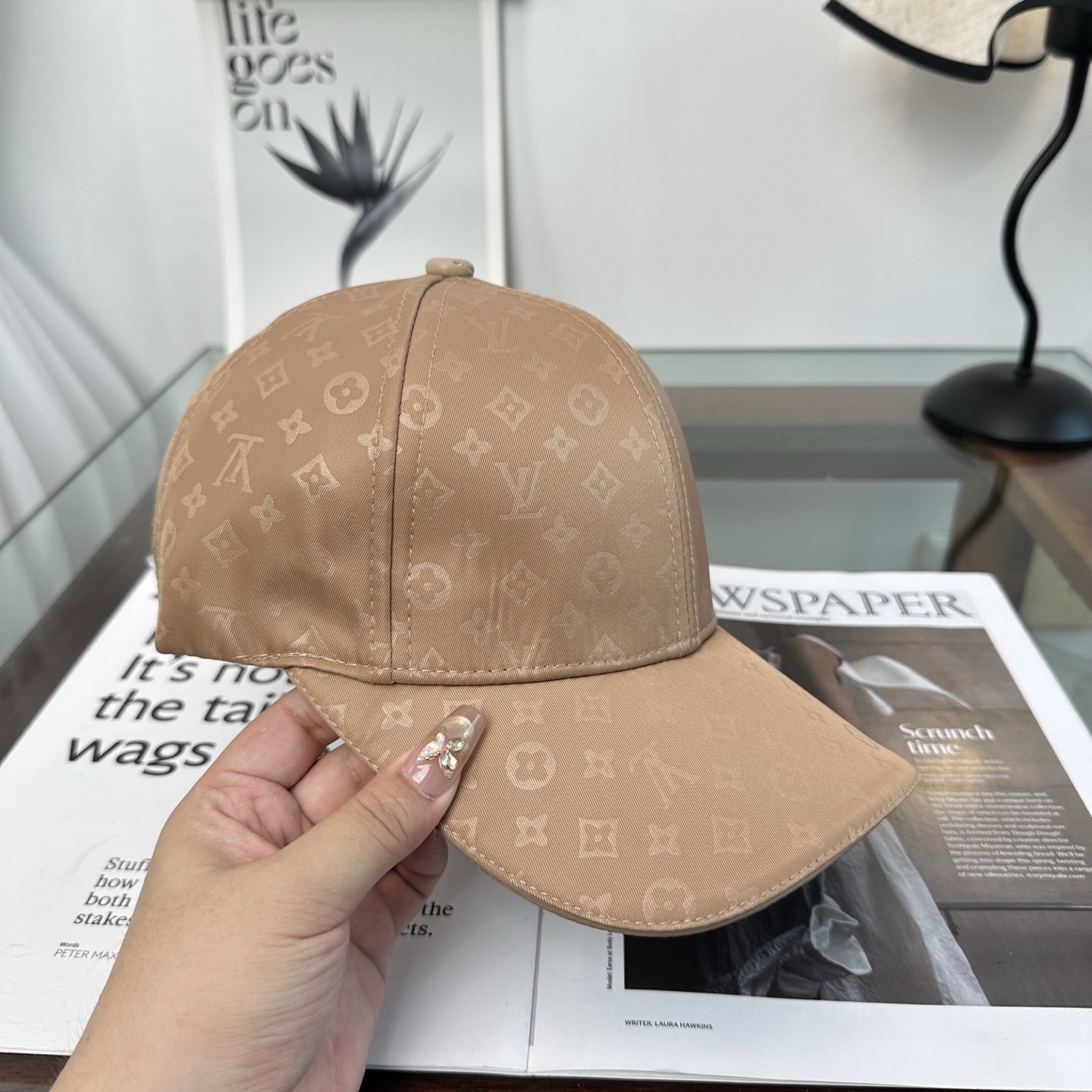 🧢路易威登棒球帽 LouisVuitton😍新款LV棒球帽，重工打造♥️高端大气，百搭款🤗男女通用！
