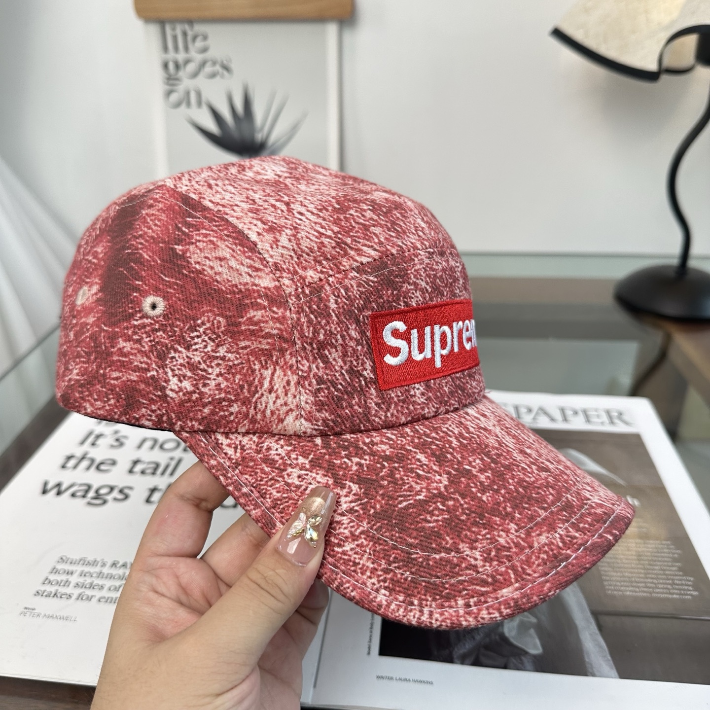 suPreme 棒球帽 😍新款棒球帽，重工打造♥️高端大气，百搭款🤗男女通用！