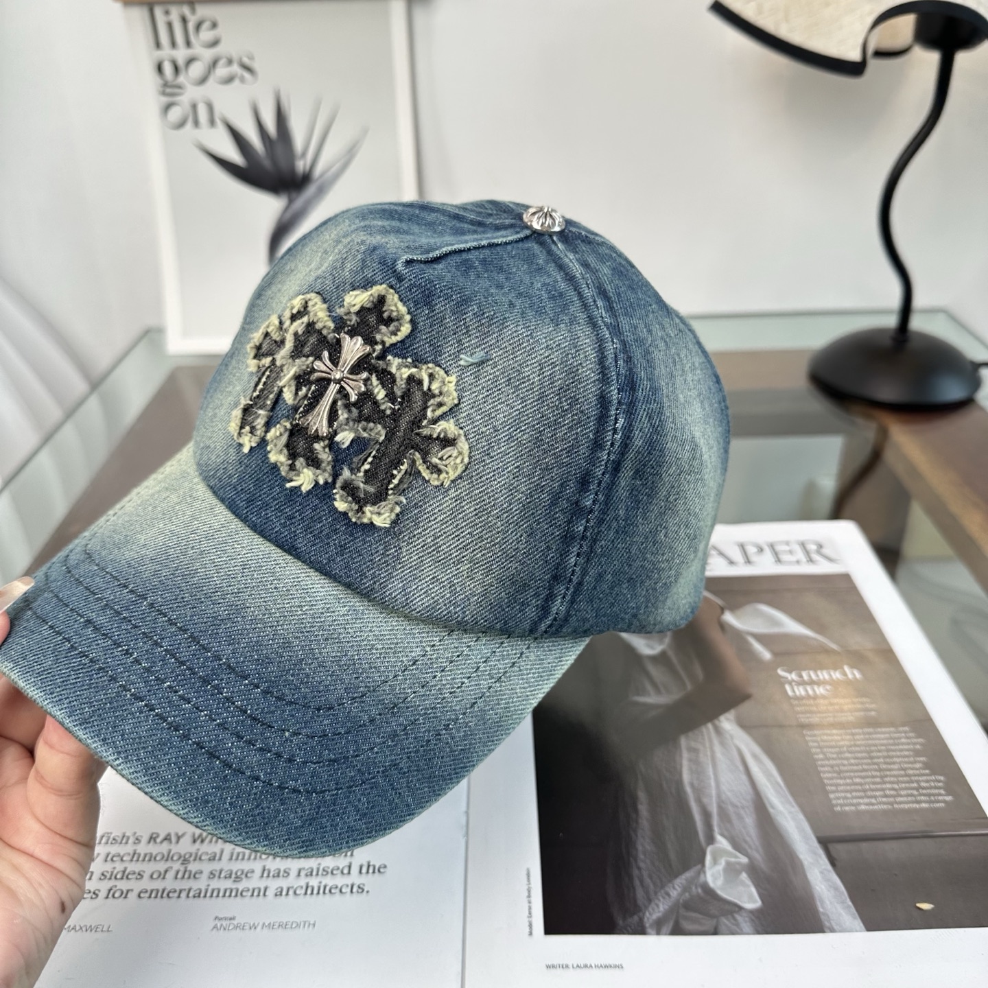 Chrome hearts 克罗心 新款十字架 高品质棒球帽，高端定制版！网红时尚博主同款！墙裂推荐！质