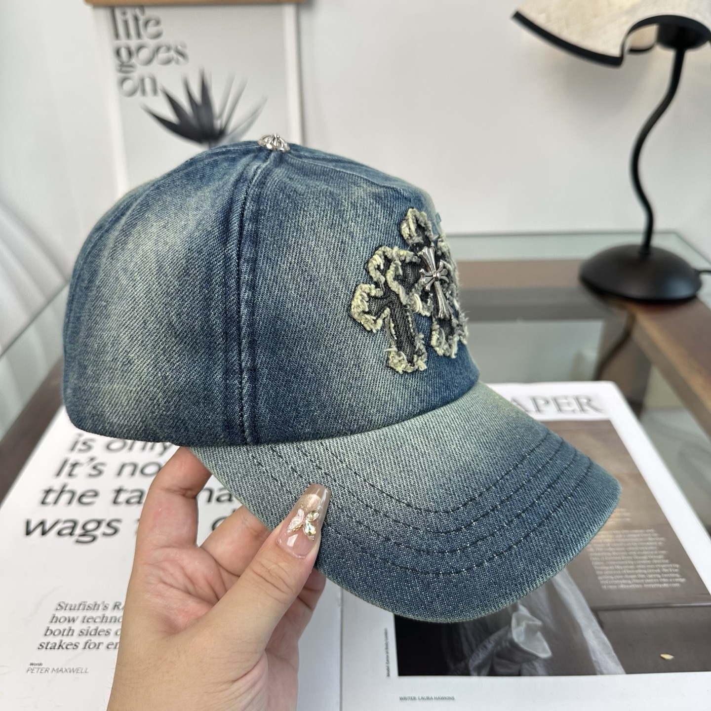 Chrome hearts 克罗心 新款十字架 高品质棒球帽，高端定制版！网红时尚博主同款！墙裂推荐！质