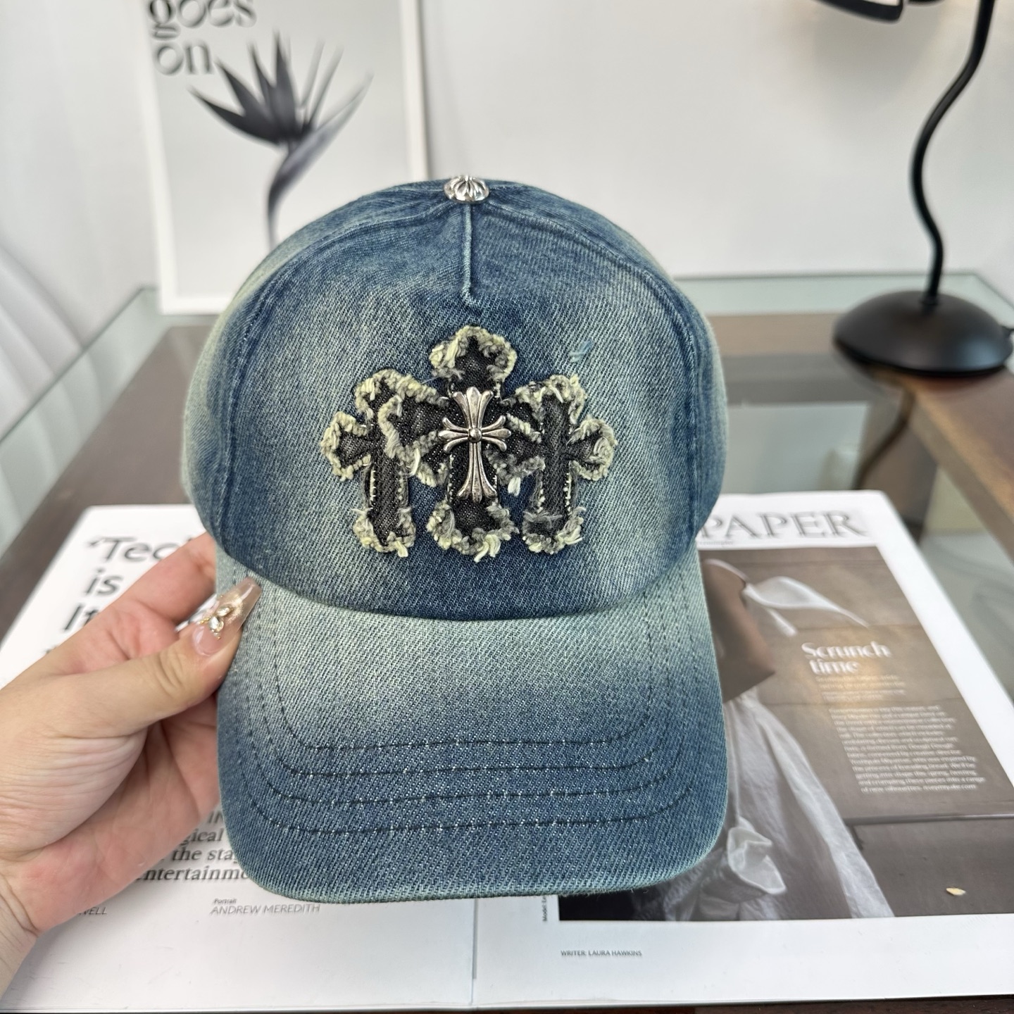 Chrome hearts 克罗心 新款十字架 高品质棒球帽，高端定制版！网红时尚博主同款！墙裂推荐！质