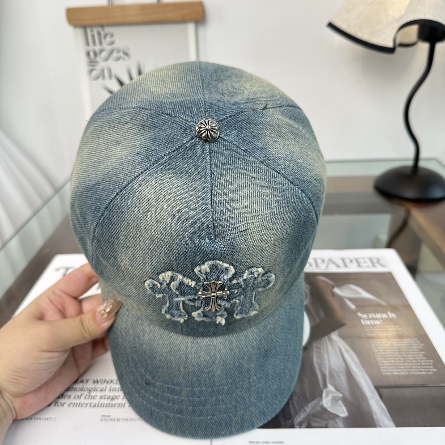 Chrome hearts 克罗心 新款十字架 高品质棒球帽，高端定制版！网红时尚博主同款！墙裂推荐！质
