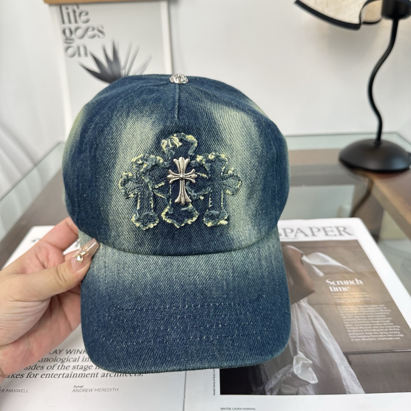 Chrome hearts 克罗心 新款十字架 高品质棒球帽，高端定制版！网红时尚博主同款！墙裂推荐！质