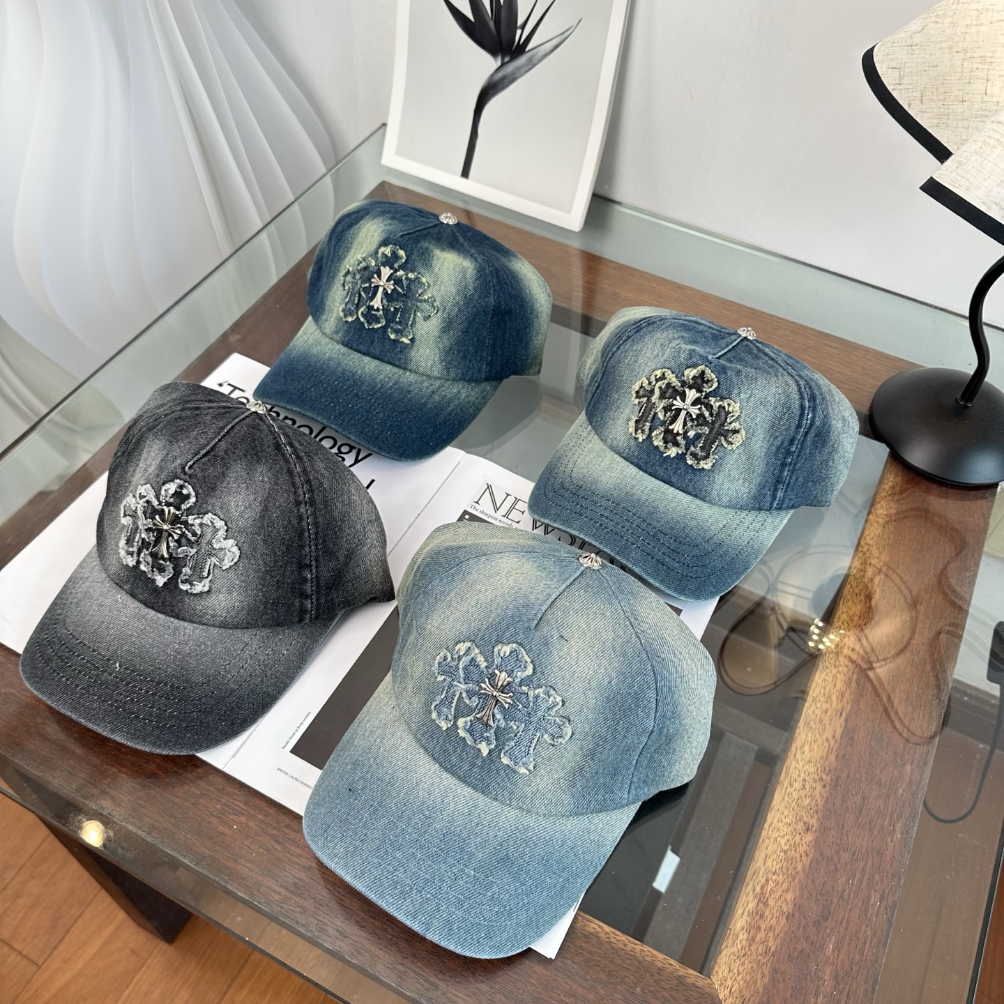 Chrome hearts 克罗心 新款十字架 高品质棒球帽，高端定制版！网红时尚博主同款！墙裂推荐！质