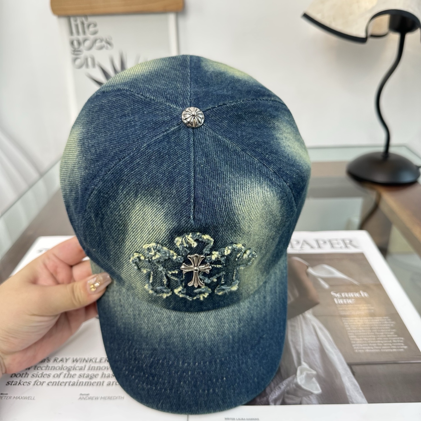 Chrome hearts 克罗心 新款十字架 高品质棒球帽，高端定制版！网红时尚博主同款！墙裂推荐！质