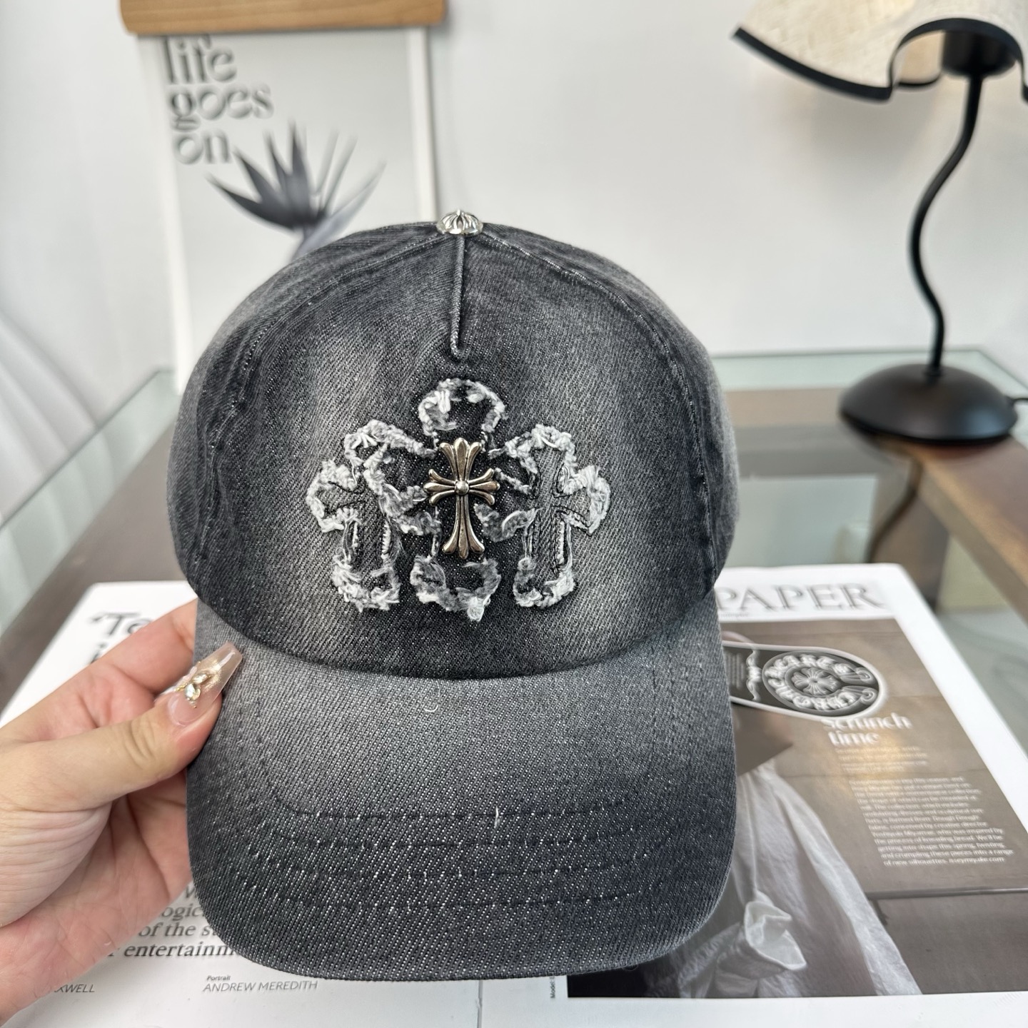 Chrome hearts 克罗心 新款十字架 高品质棒球帽，高端定制版！网红时尚博主同款！墙裂推荐！质