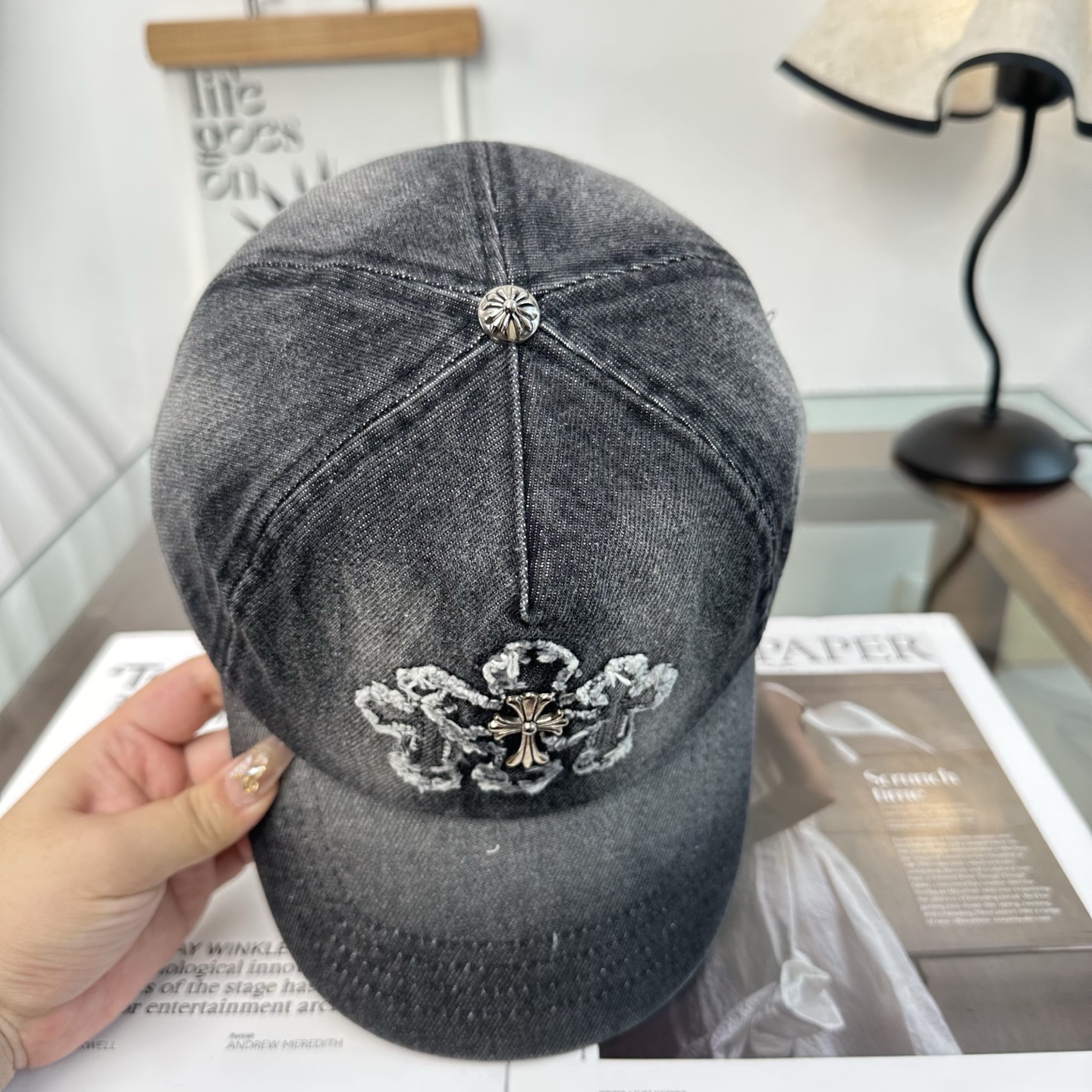 Chrome hearts 克罗心 新款十字架 高品质棒球帽，高端定制版！网红时尚博主同款！墙裂推荐！质