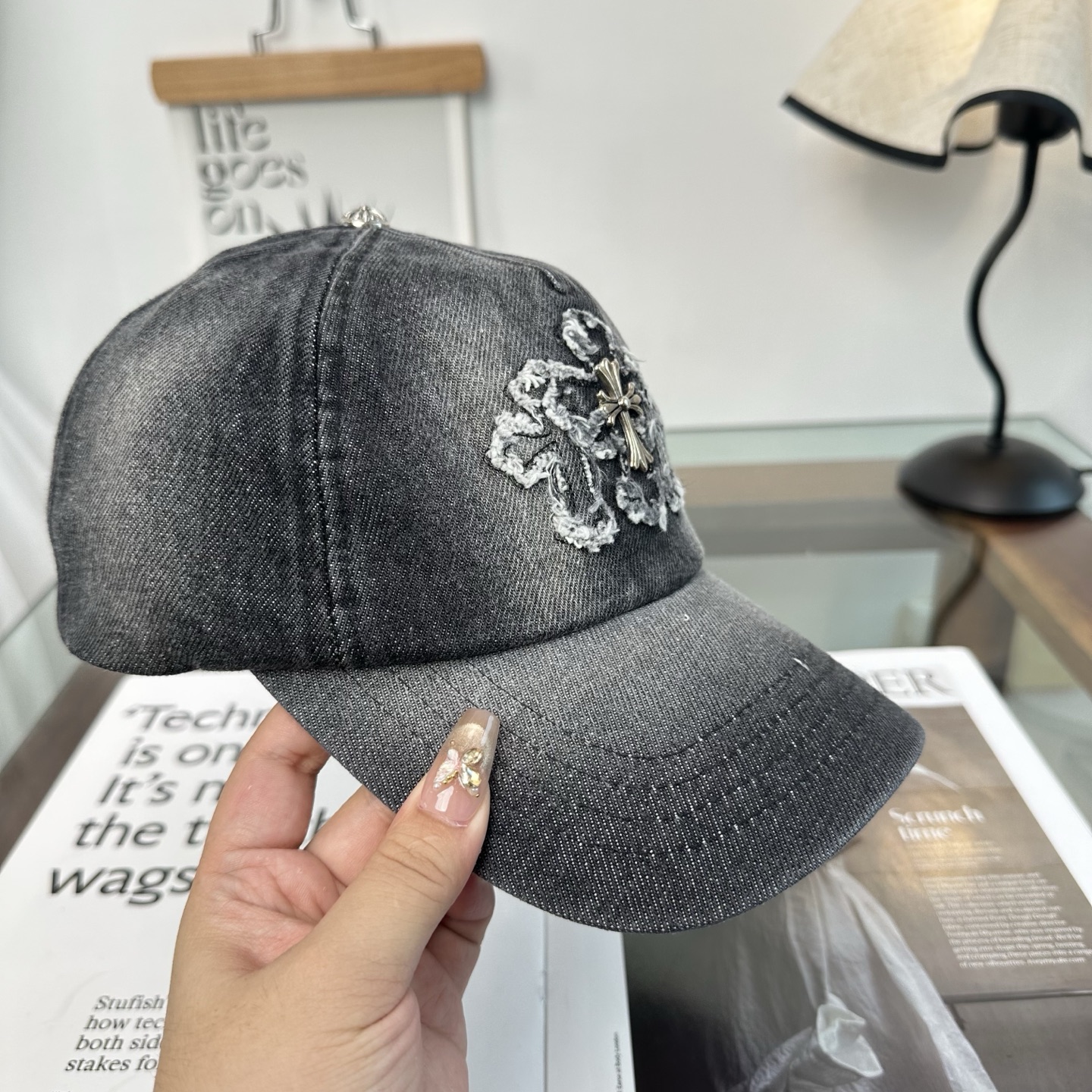 Chrome hearts 克罗心 新款十字架 高品质棒球帽，高端定制版！网红时尚博主同款！墙裂推荐！质