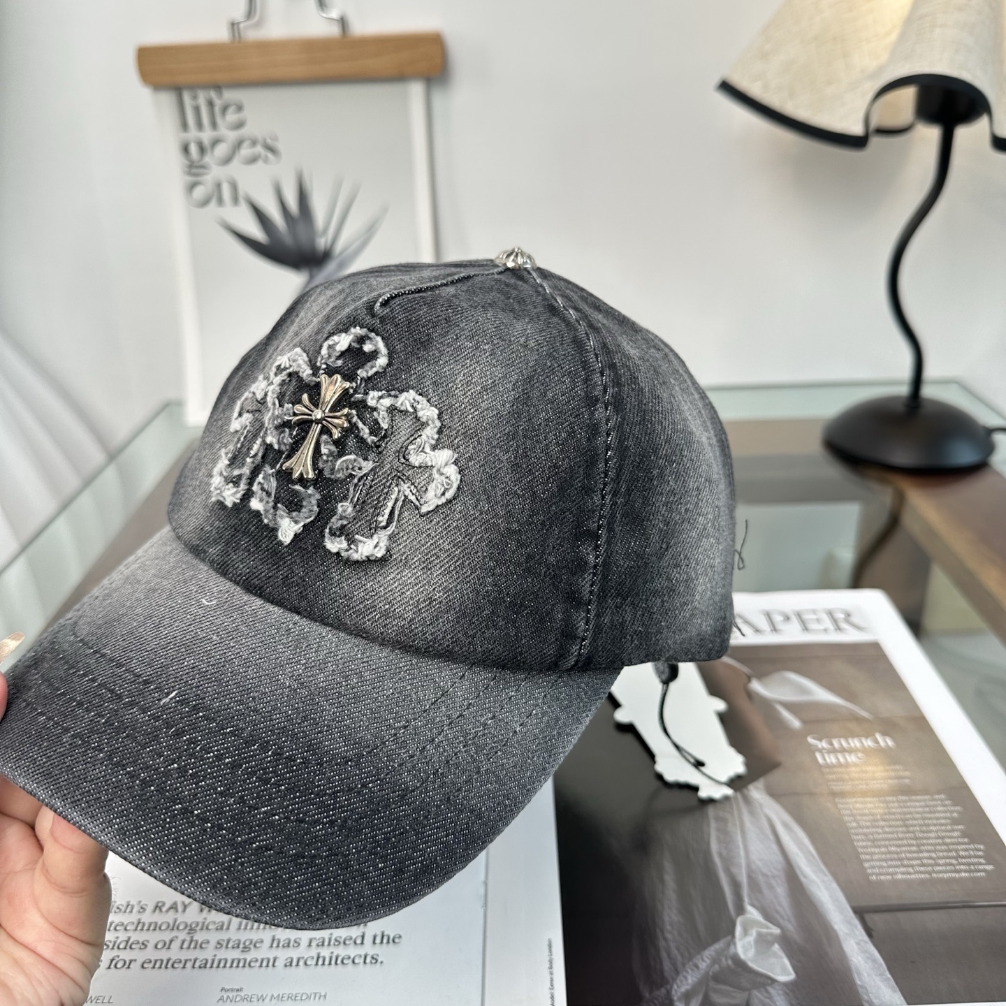Chrome hearts 克罗心 新款十字架 高品质棒球帽，高端定制版！网红时尚博主同款！墙裂推荐！质