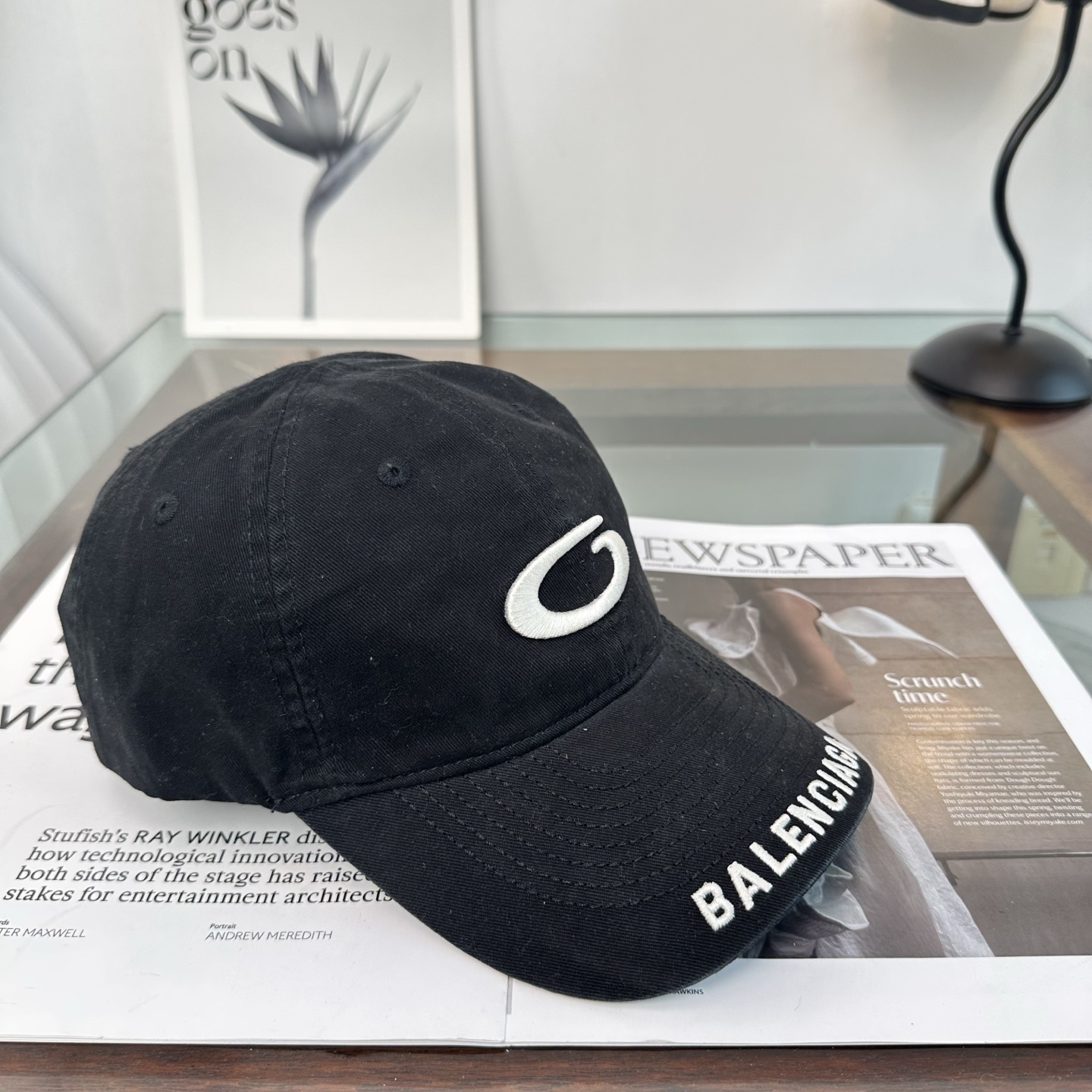 新品Balenciaga 巴黎世家字母新款棒球帽现货秒发🧢简约时尚超级无敌好看的帽子！情侣款！