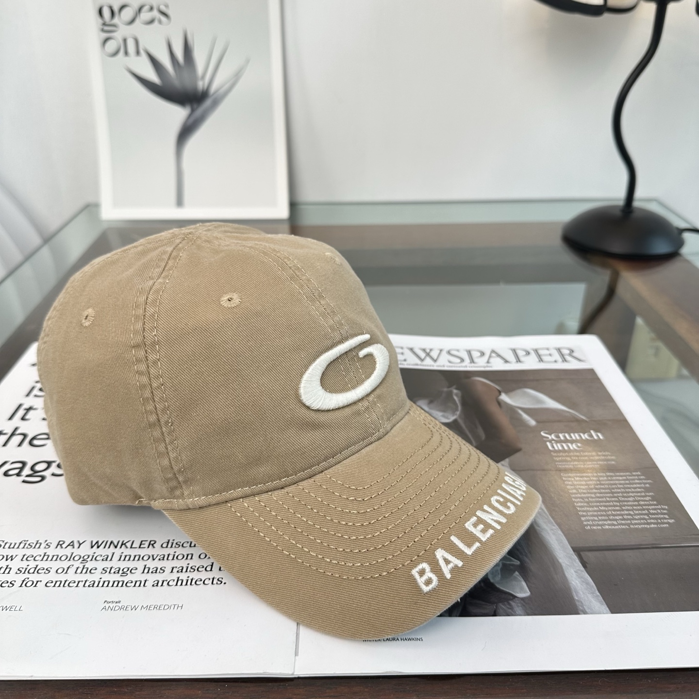 新品Balenciaga 巴黎世家字母新款棒球帽现货秒发🧢简约时尚超级无敌好看的帽子！情侣款！