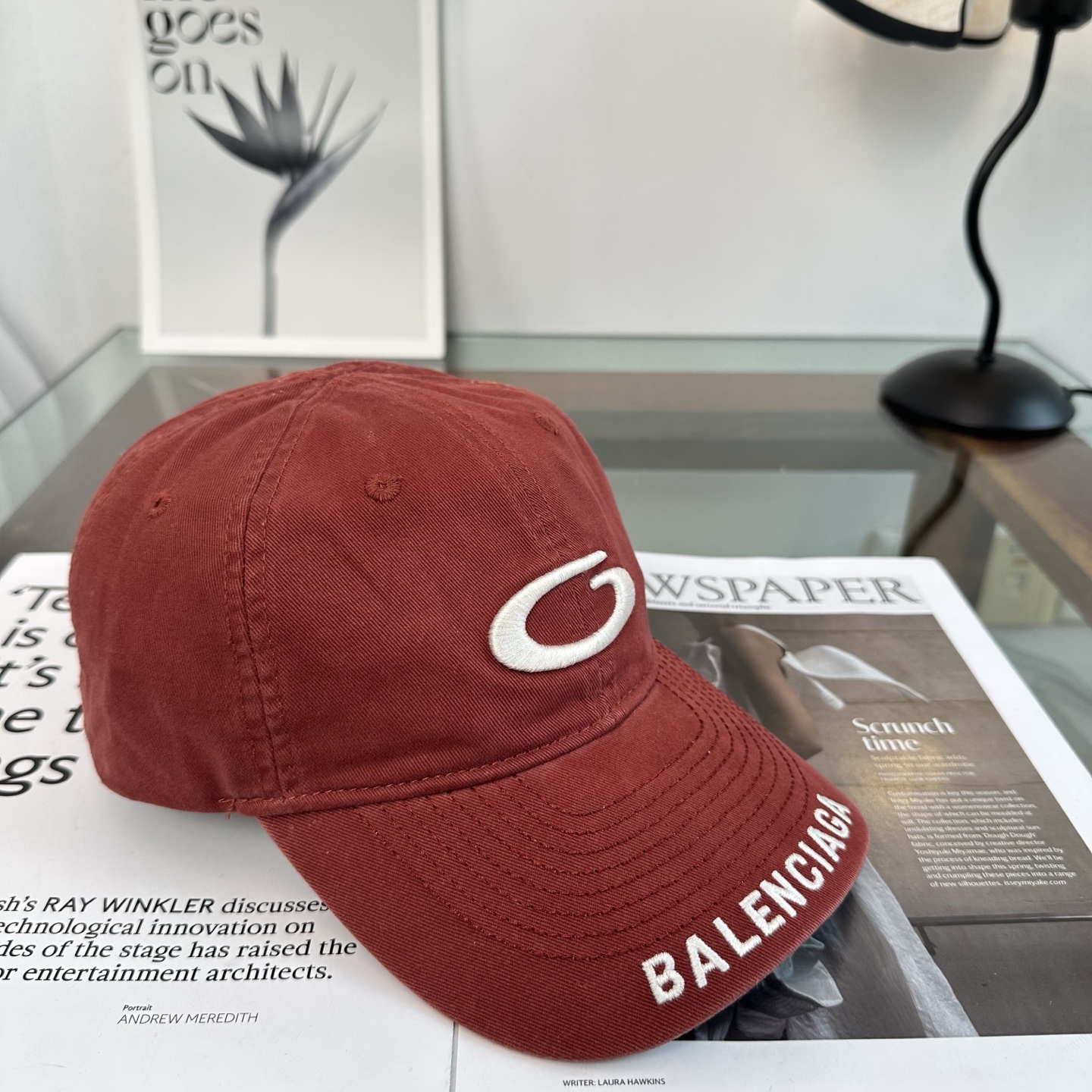 新品Balenciaga 巴黎世家字母新款棒球帽现货秒发🧢简约时尚超级无敌好看的帽子！情侣款！