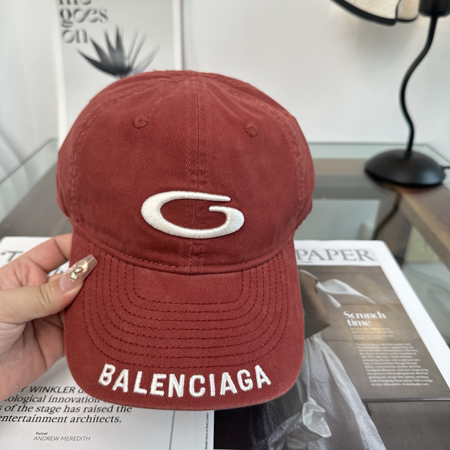 新品Balenciaga 巴黎世家字母新款棒球帽现货秒发🧢简约时尚超级无敌好看的帽子！情侣款！