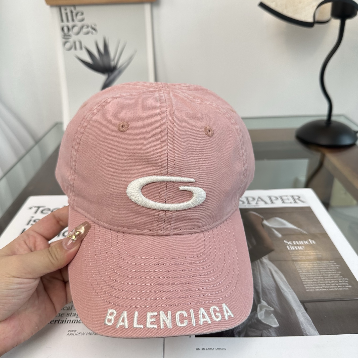 新品Balenciaga 巴黎世家字母新款棒球帽现货秒发🧢简约时尚超级无敌好看的帽子！情侣款！