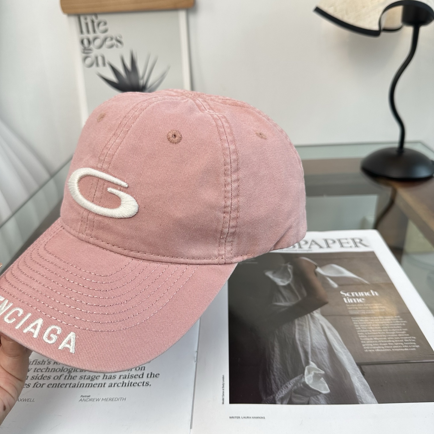 新品Balenciaga 巴黎世家字母新款棒球帽现货秒发🧢简约时尚超级无敌好看的帽子！情侣款！