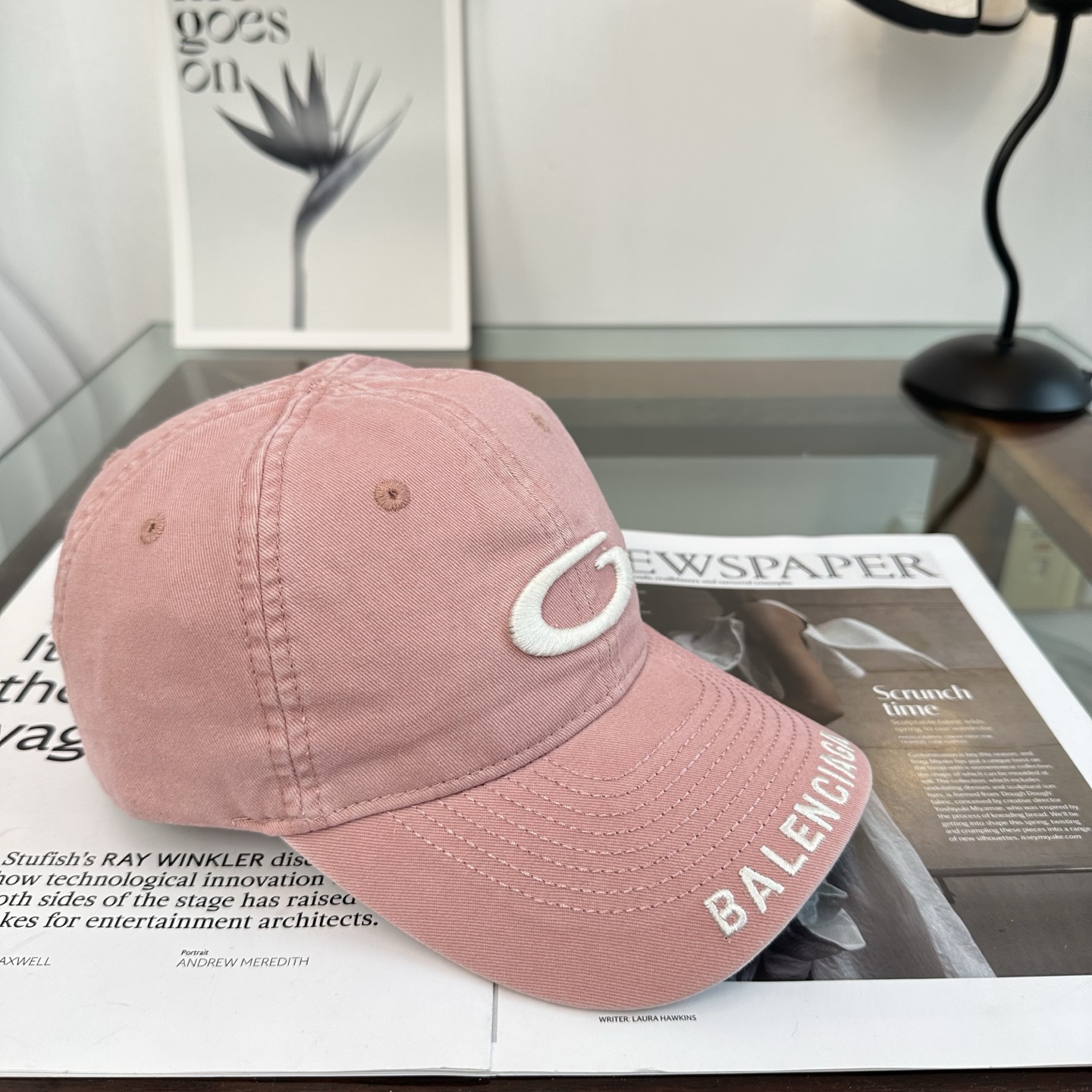 新品Balenciaga 巴黎世家字母新款棒球帽现货秒发🧢简约时尚超级无敌好看的帽子！情侣款！