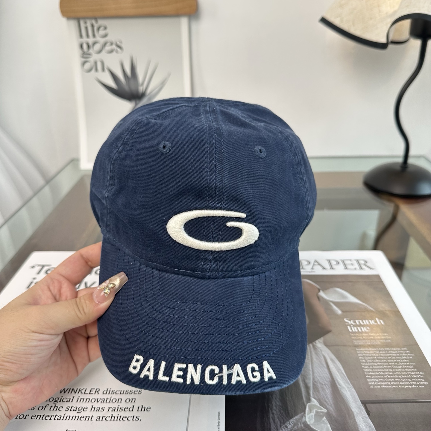 新品Balenciaga 巴黎世家字母新款棒球帽现货秒发🧢简约时尚超级无敌好看的帽子！情侣款！
